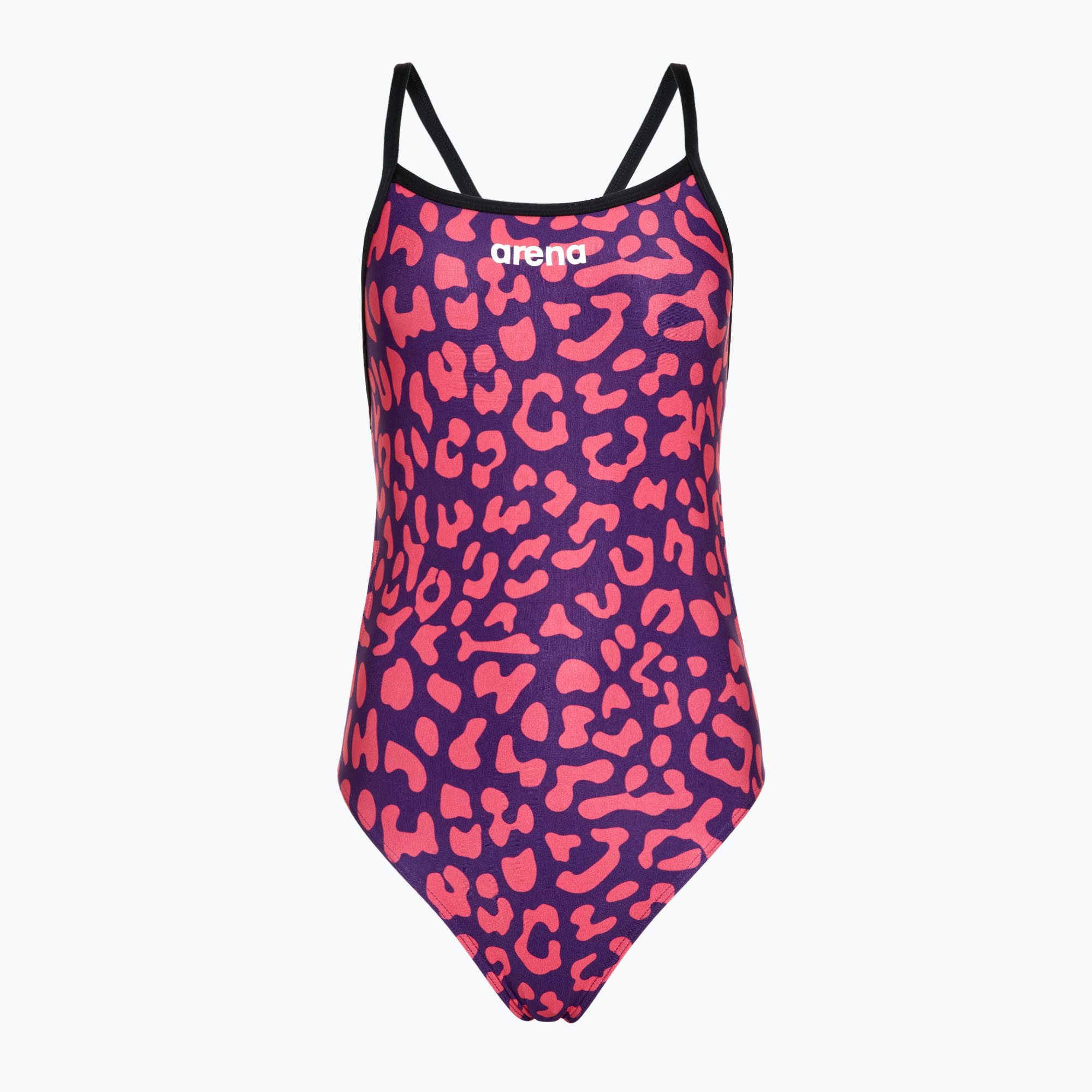 Costume da bagno intero donna arena Printed Challenge Back fucsia multi / nero