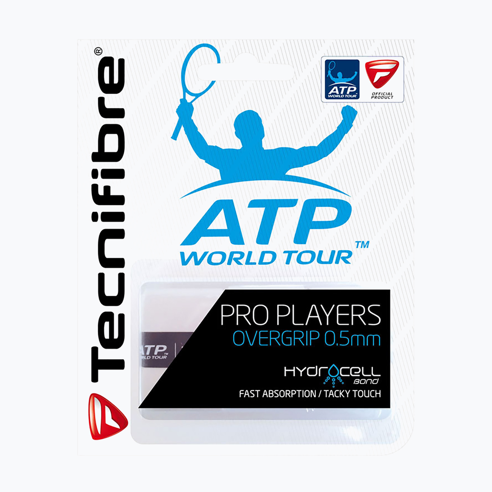 Fasce per racchette da tennis Tecnifibre Contact Pro 3 pz. bianco (Contact Pro 52ATPCONWH)