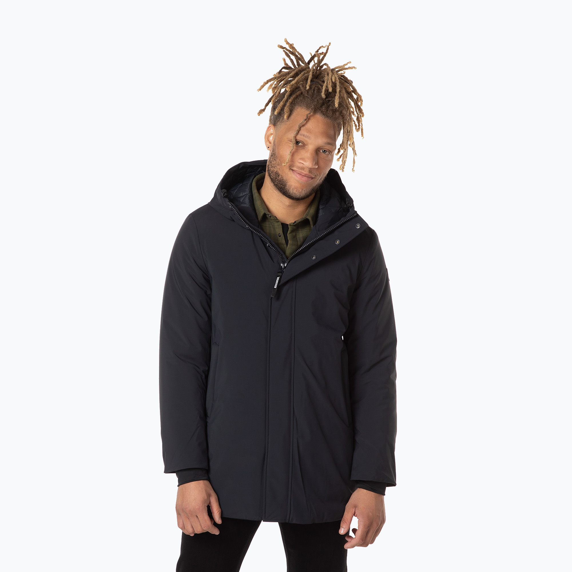 Giacca invernale Rossignol Stretch Parka uomo nero (XL) (RLMMJ53)