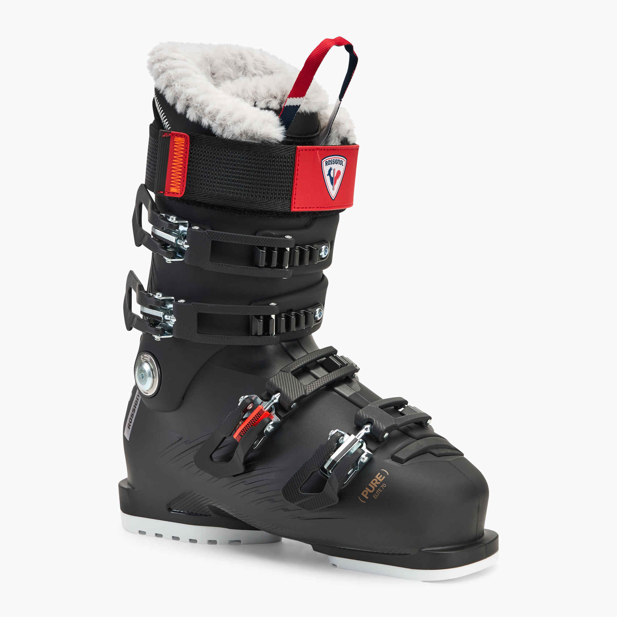 Scarponi da sci da donna Rossignol Pure Elite 70 W nero profondo (26.5 cm) (Pure Elite 70 W RBN2240)
