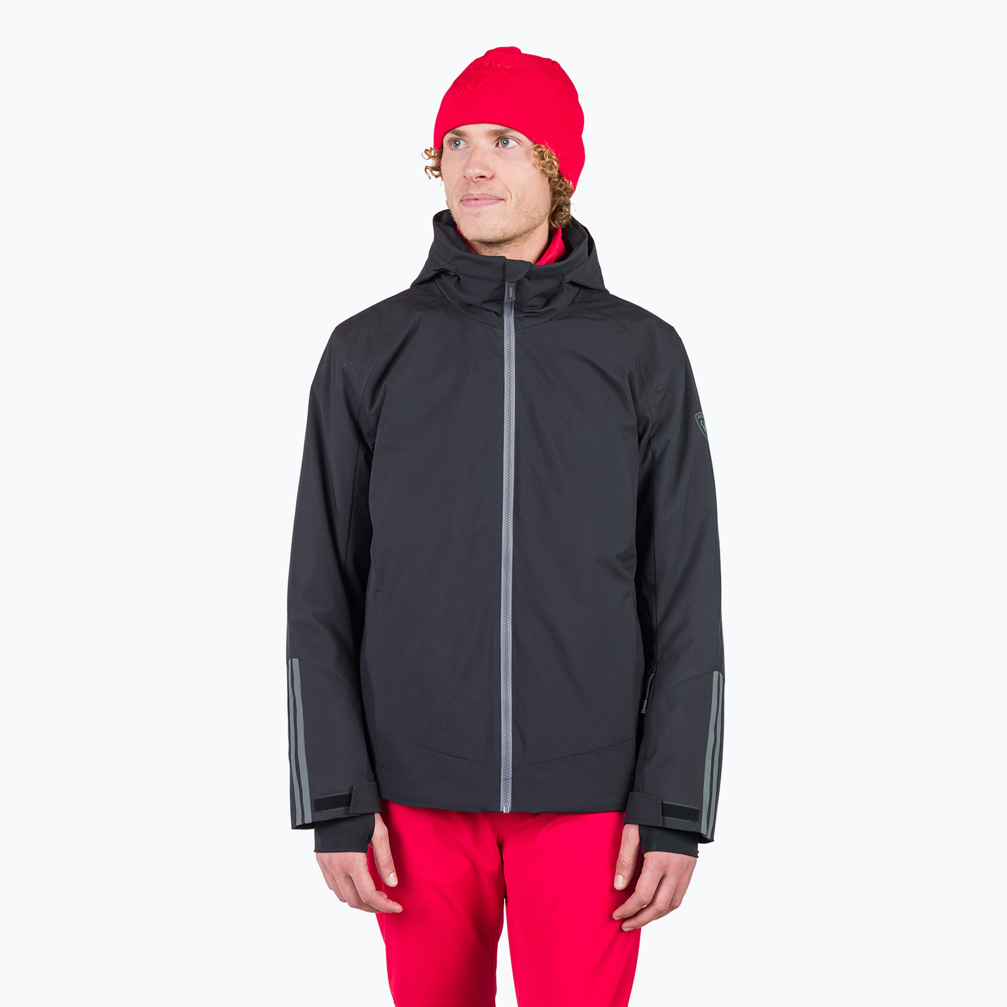 Giacca da sci Rossignol Strawpile uomo nero (L) (Strawpile RLNMJ11_200)