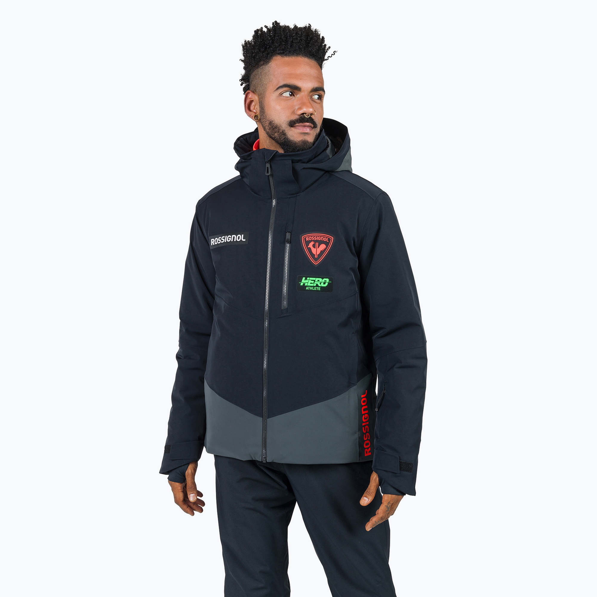 Giacca da sci Rossignol Hero Blackside uomo nero (L) (Hero Blackside RLNMJ17_200)