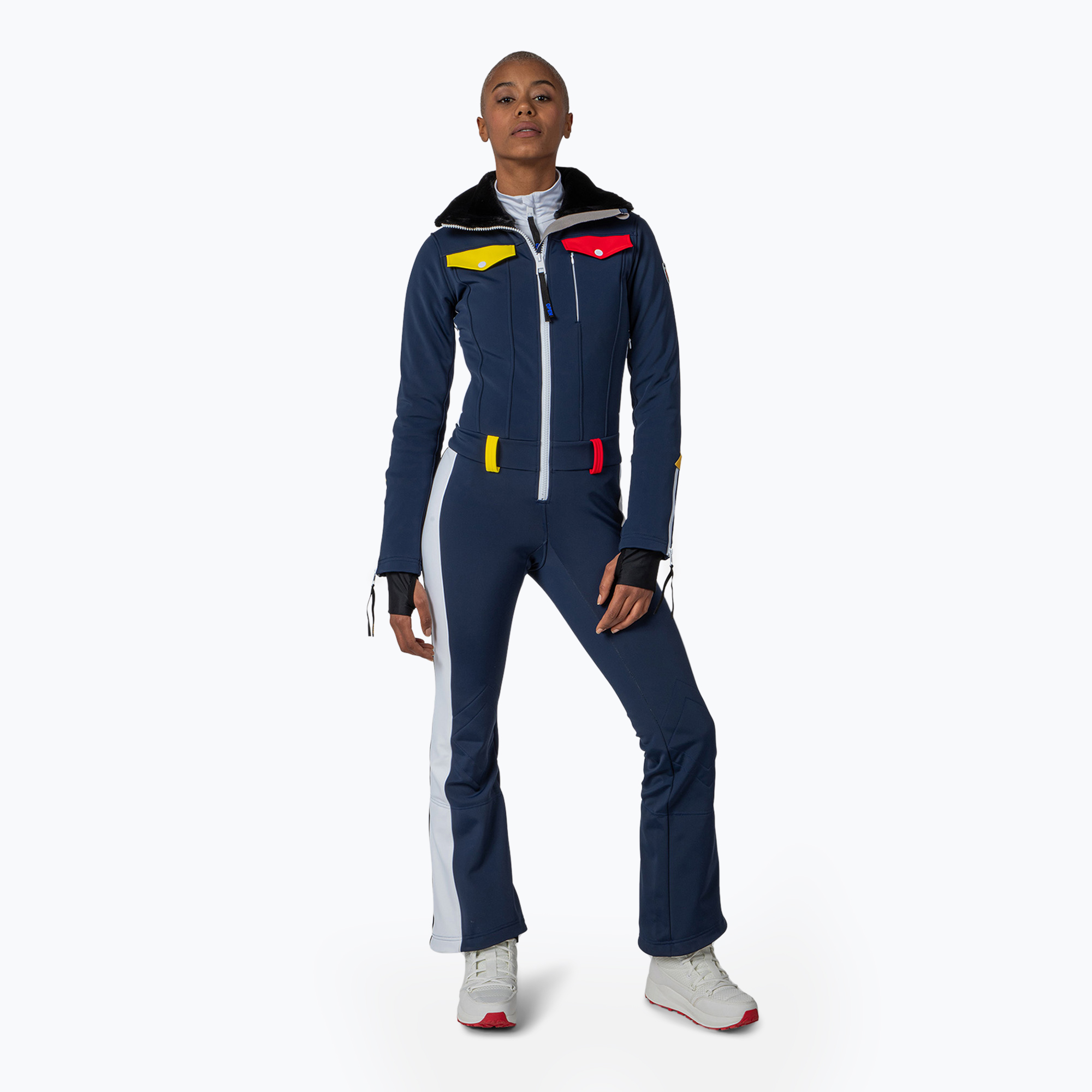 Tuta da sci da donna Rossignol Sublim Insulated Overall blu cosmico (S) (Sublim Insulated Overall RLNWJ29_72T)
