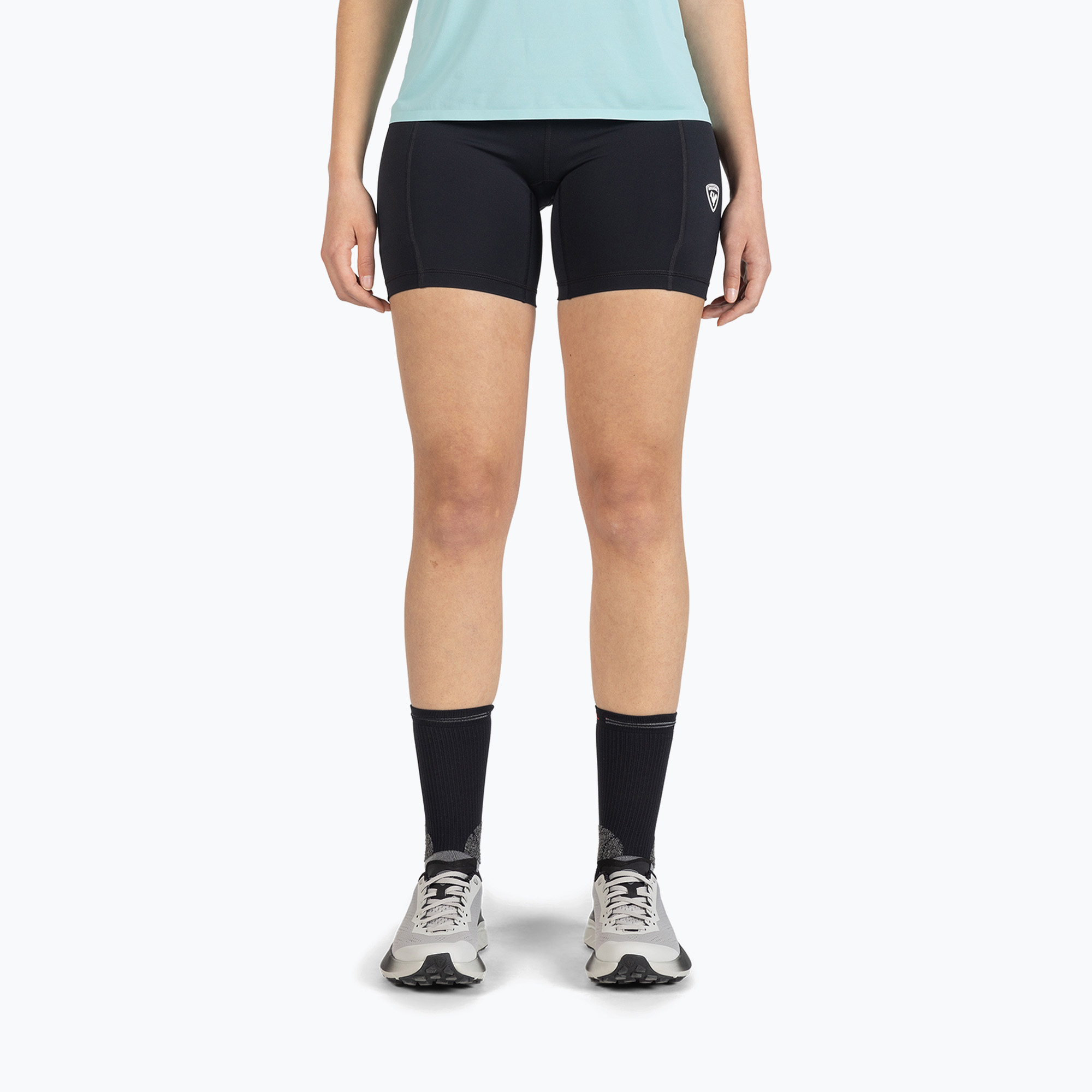 Pantaloncini da corsa Rossignol Sapa Tight da donna, nero (XS) (Sapa Tight RLNWP18)