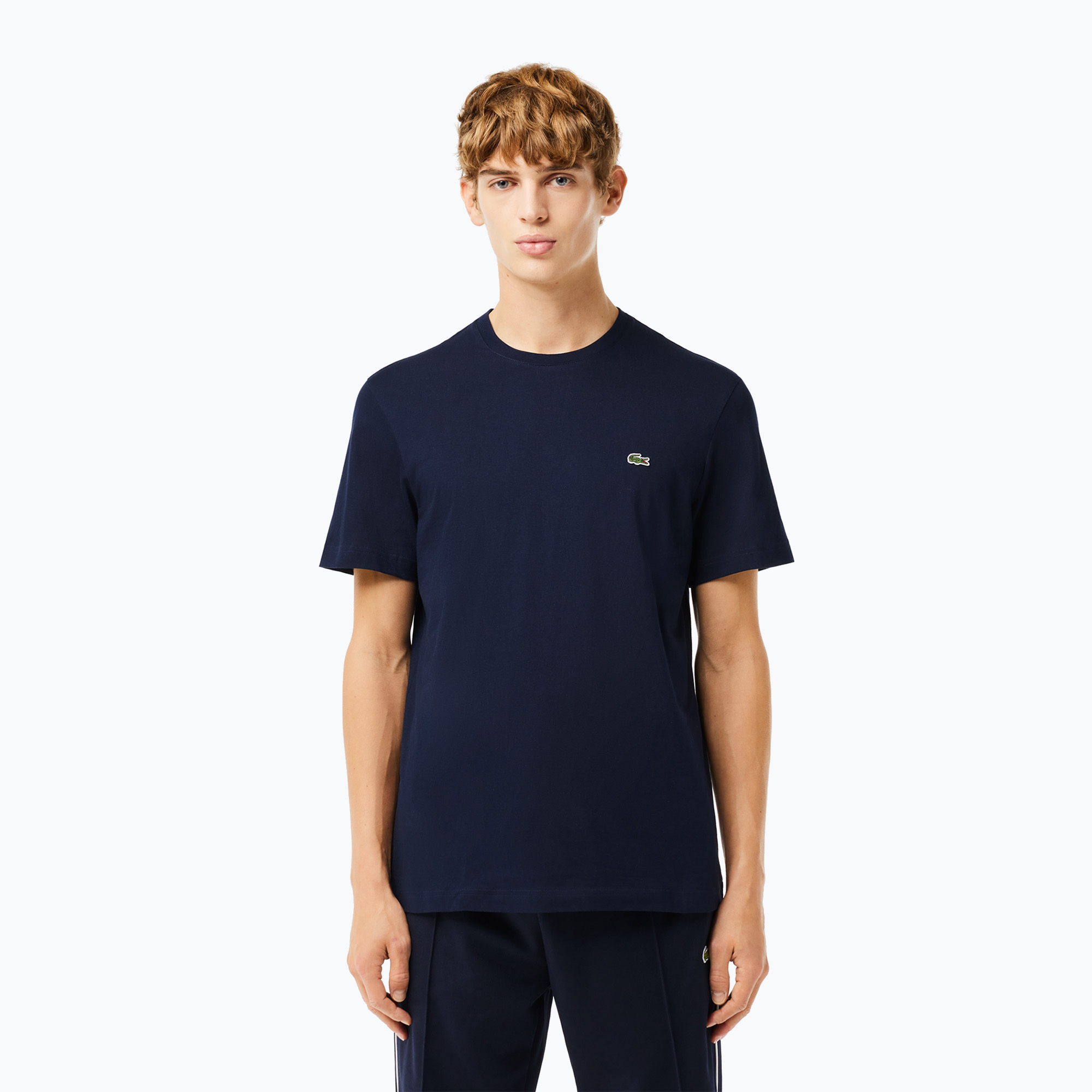 T-shirt Lacoste uomo TH2038 blu navy