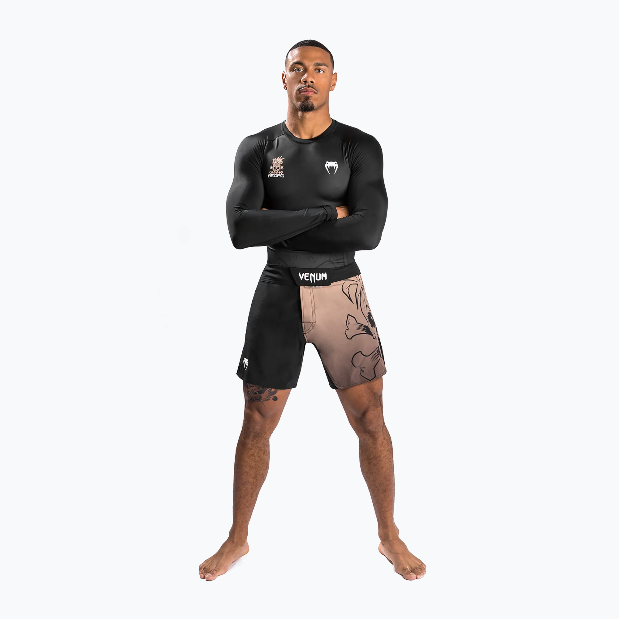 Pantaloncini Venum Reorg Fightshort da uomo, nero 04715-001 (XXL) (Reorg Fightshort 04715-001)