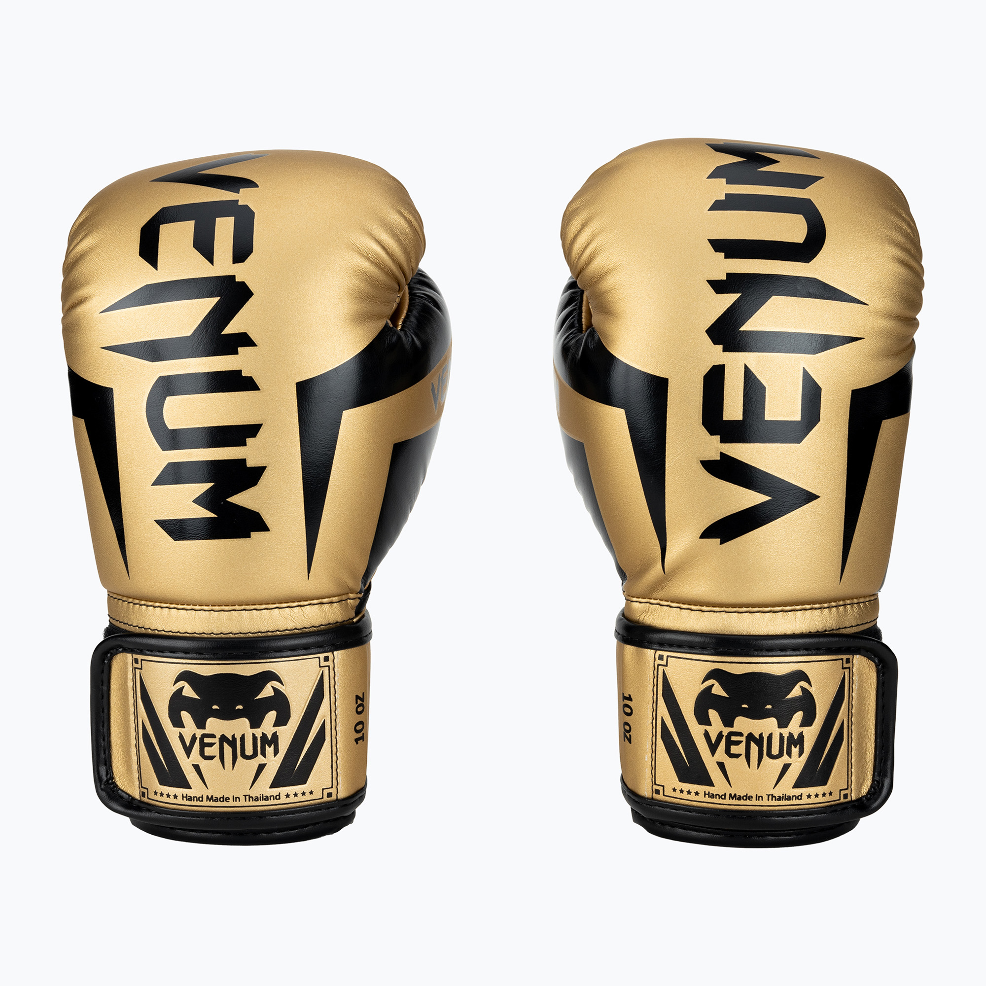 Guanti da boxe Venum Elite oro/nero (12 oz) (Elite 1392)