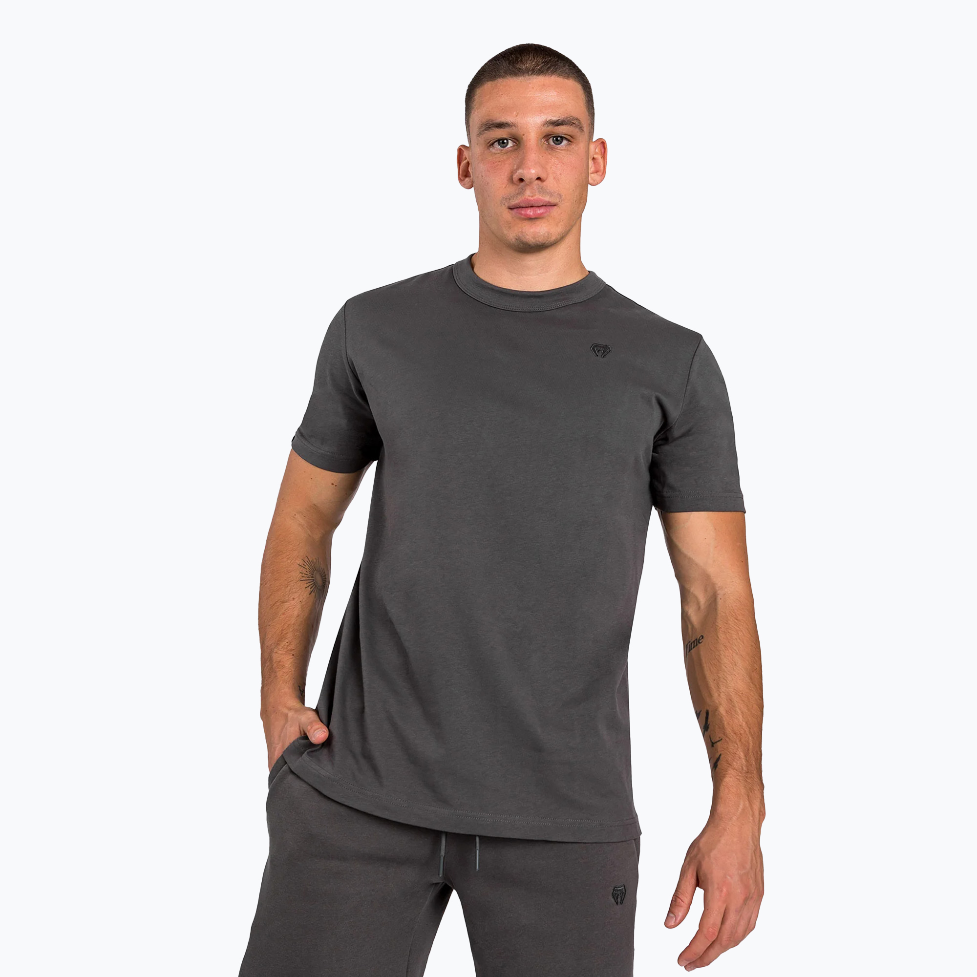 Maglietta da allenamento da uomo Venum Silent Power grigio (L) (Silent Power VENUM-05017-010)