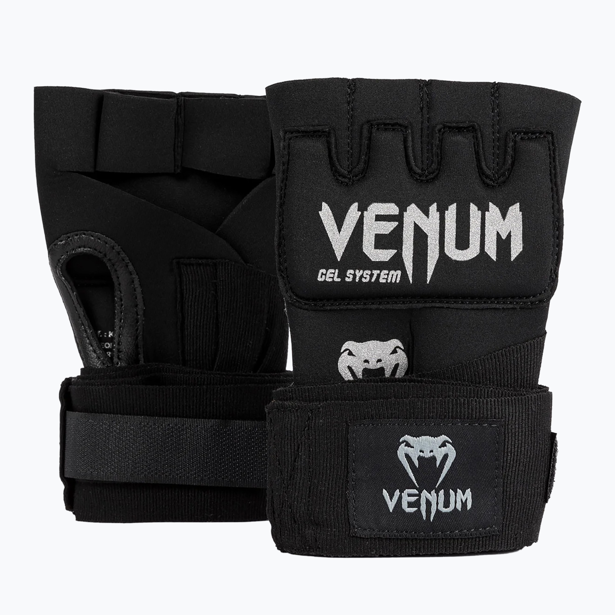 Guanti interni Venum Gel Kontact Quick Wraps nero/argento (S) (Gel Kontact Quick Wraps VENUM-0181-128)