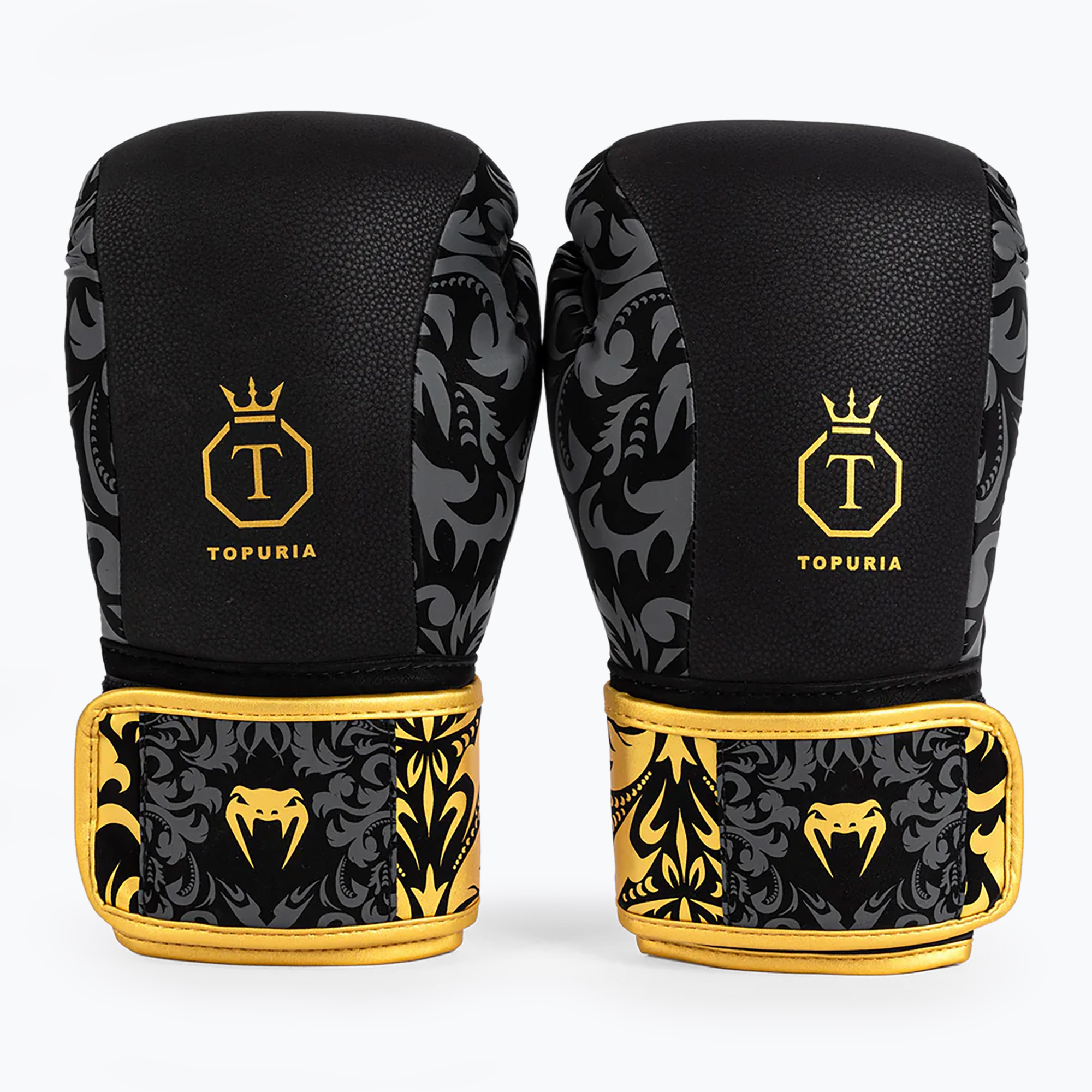 Guantoni da boxe Venum x Ilia Topuria Unmatched nero/oro