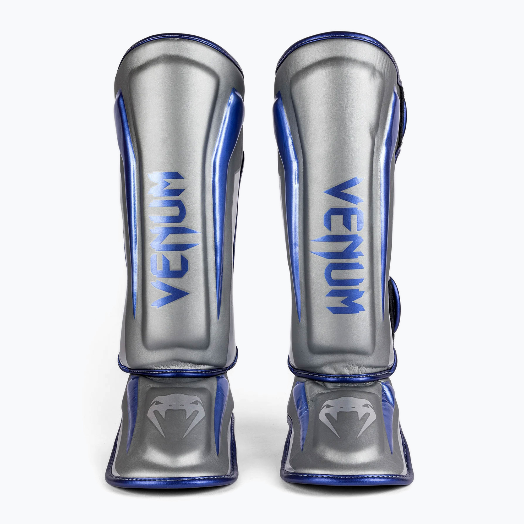 Parastinchi Venum Elite Standup protezioni per tibia e piede grigio (L) (Elite Standup Shin Guards VENUM-1394-010)