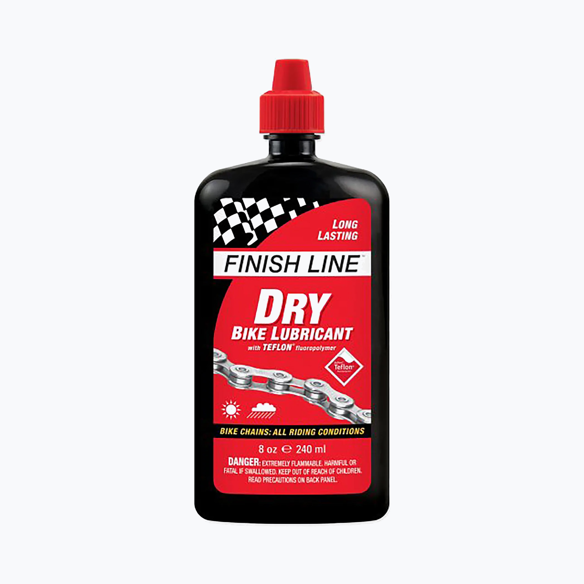 Finish Line Dry Lube BN Lubrificante per catene in ceramica 240 ml (240 ml) (Dry Lube BN Ceramic 400-00-645_BN_FL)