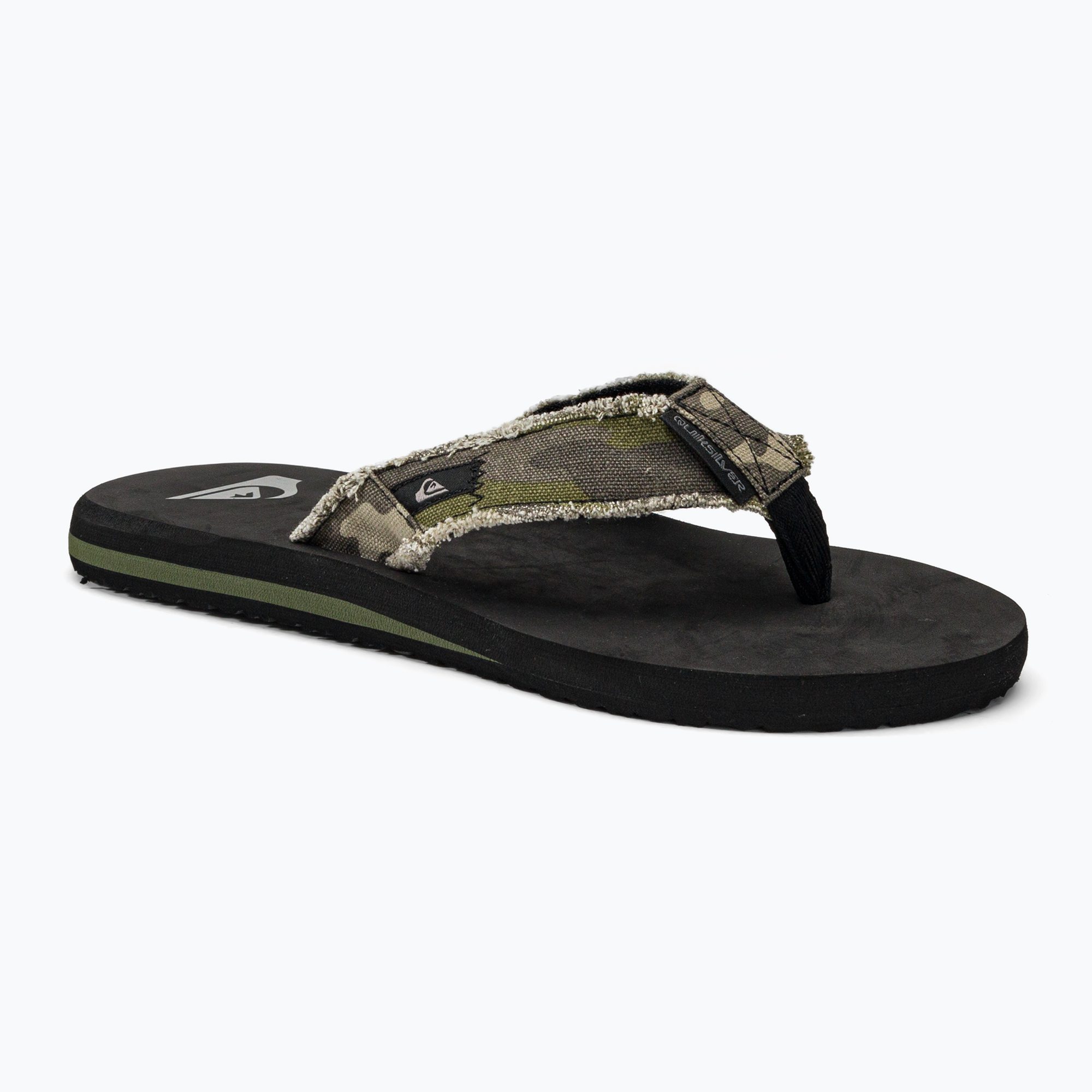 Infradito Quiksilver Monkey Abyss uomo verde/marrone/nero (40 (7 US)) (Monkey Abyss AQYL100047-XGCK)
