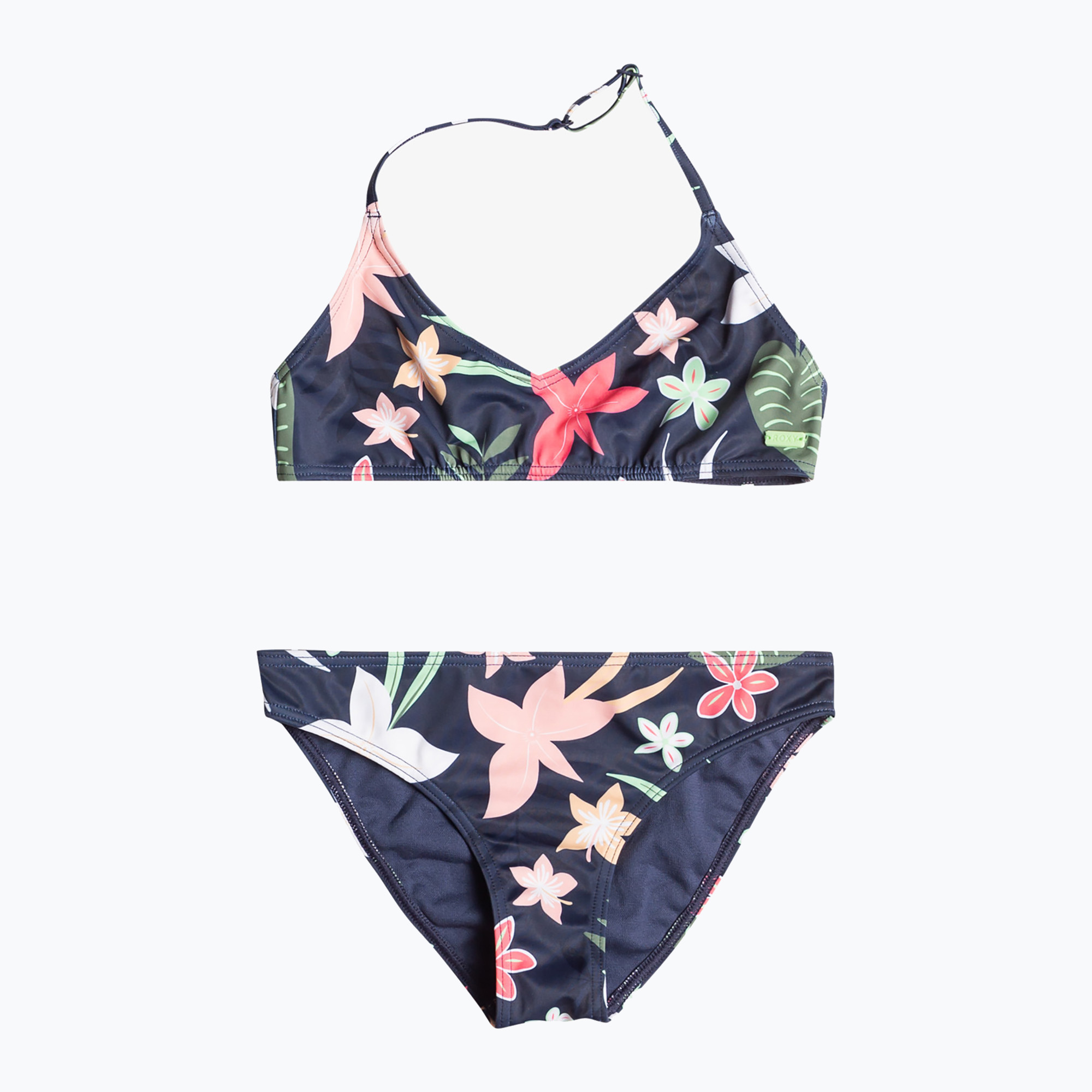 Costume da bagno a due pezzi per bambini ROXY Vacay For Life Triangle Bra Set mood indigo alma swim (168 cm) (Vacay For Life TRI Bra Set ERGX203473-