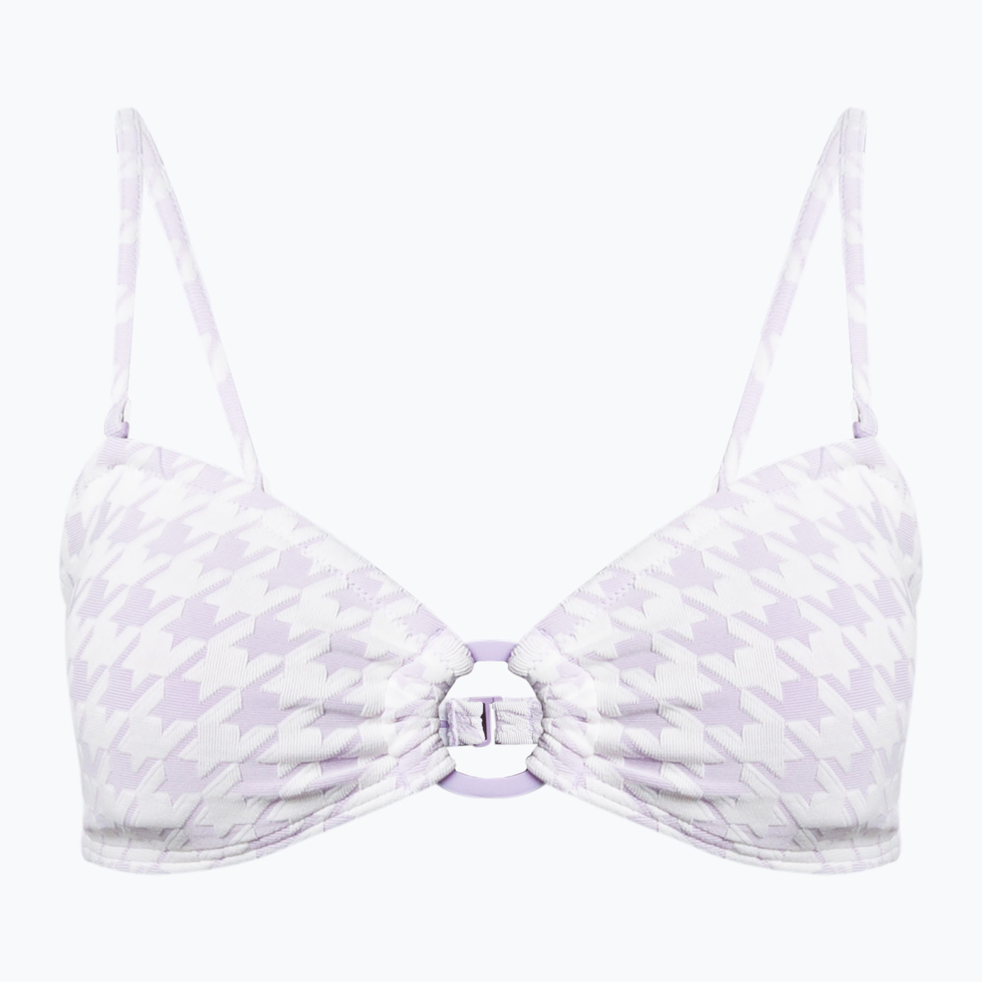 ROXY Check It Top a fascia per costumi da bagno rosa viola (XL) (Check It Bandeau ERJX304913)