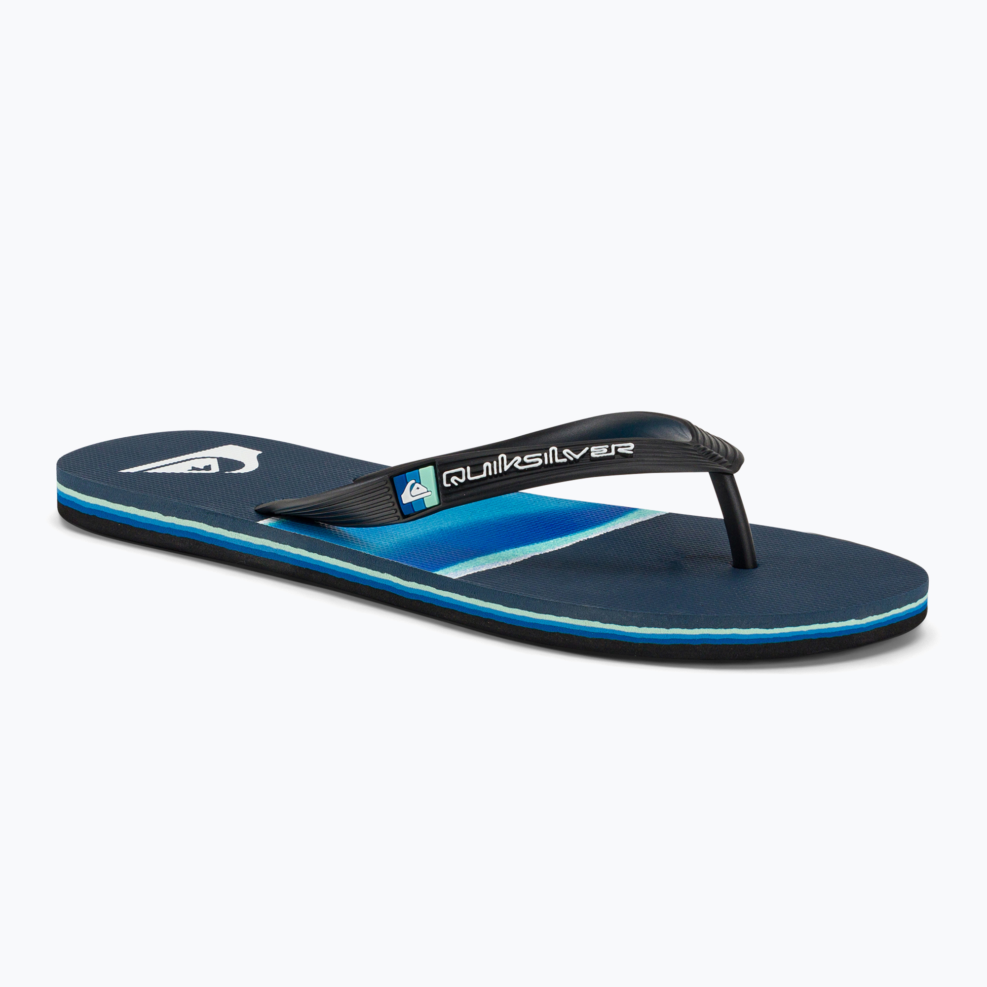 Infradito Quiksilver Molokai Airbrushed blu da uomo (40 (7 US)) (Molokai Airbrushed AQYL101317-BYJ1)