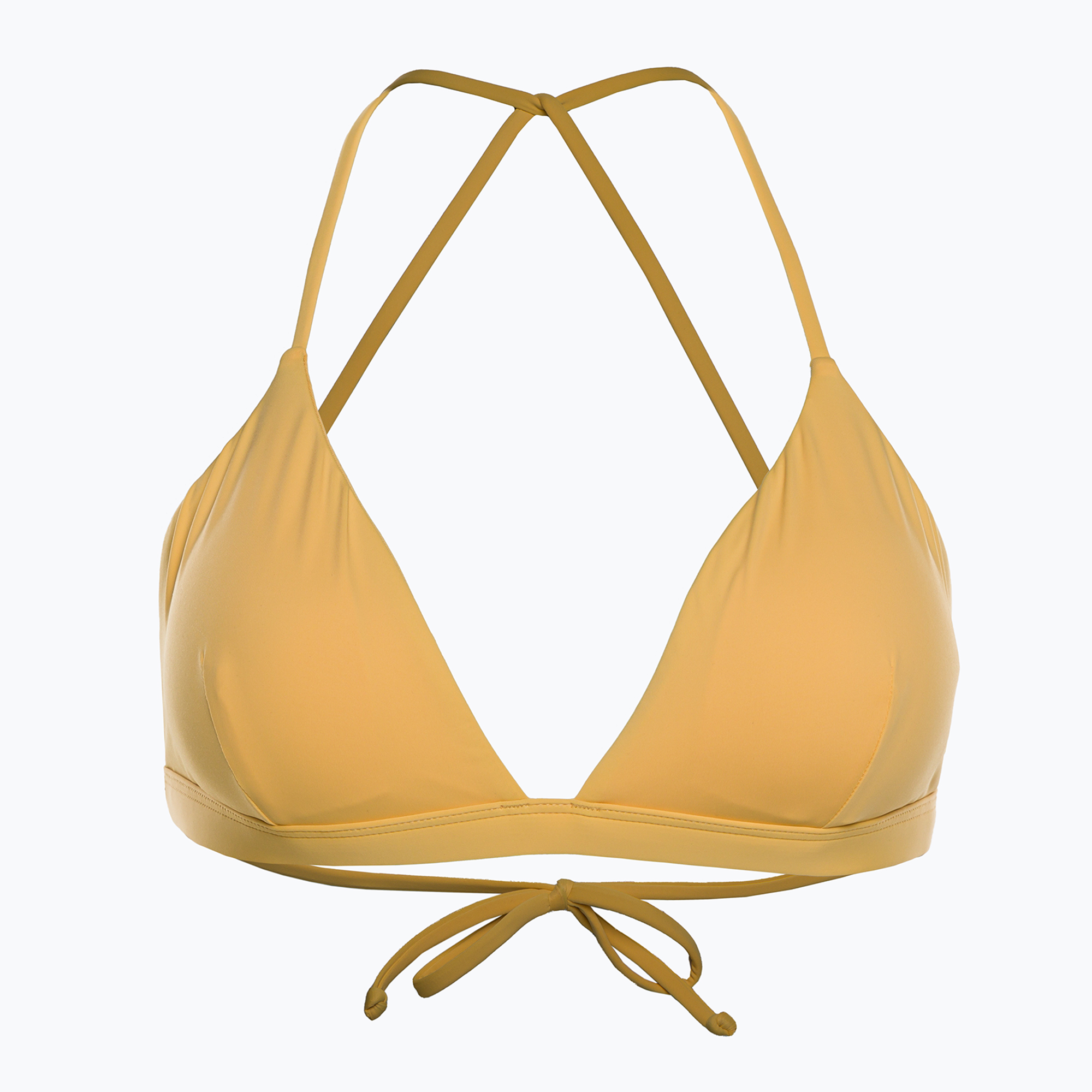 Billabong Sol Searcher Cross Back - top del costume da bagno color pesca dorato