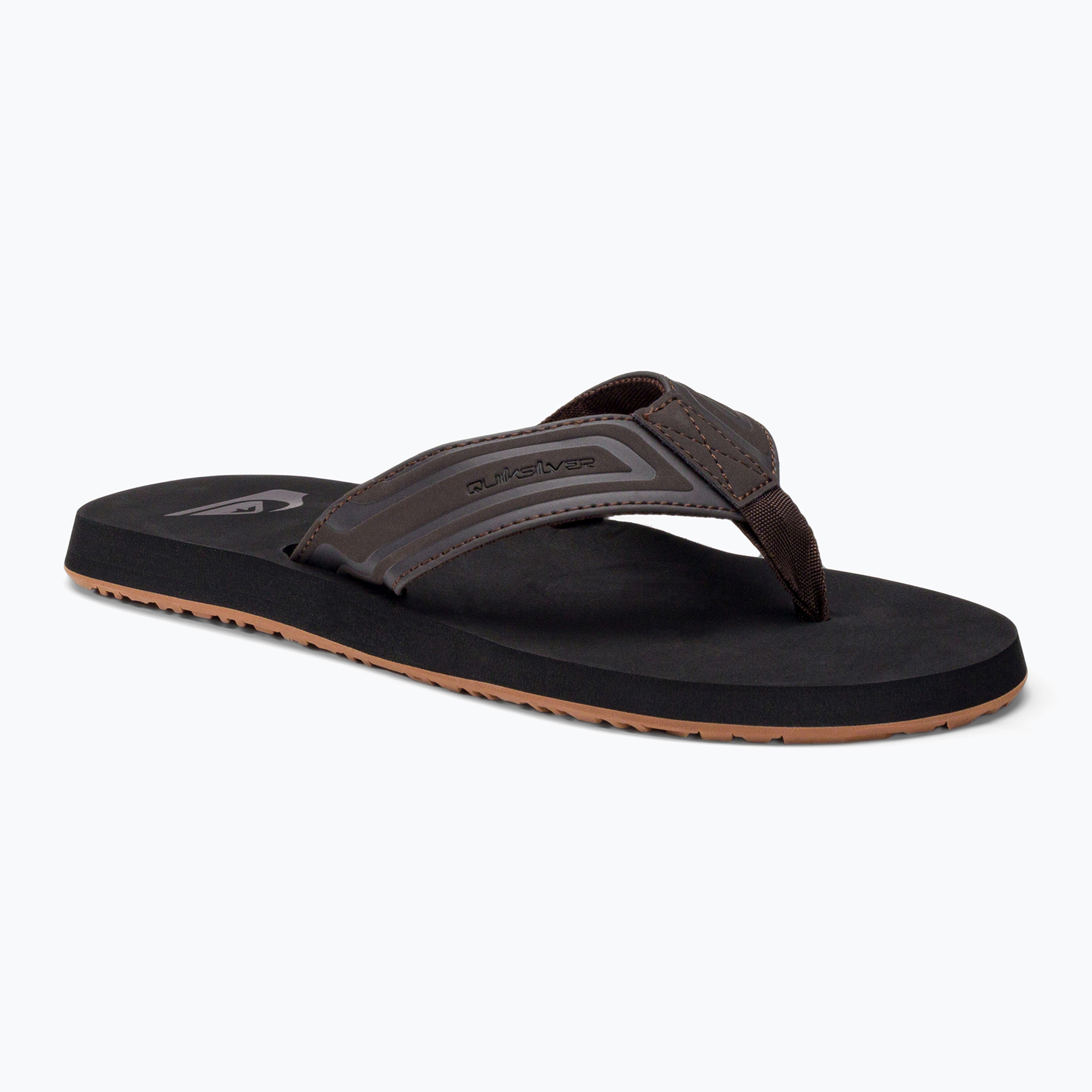 Infradito Quiksilver Monkey Wrench Core marrone per uomo