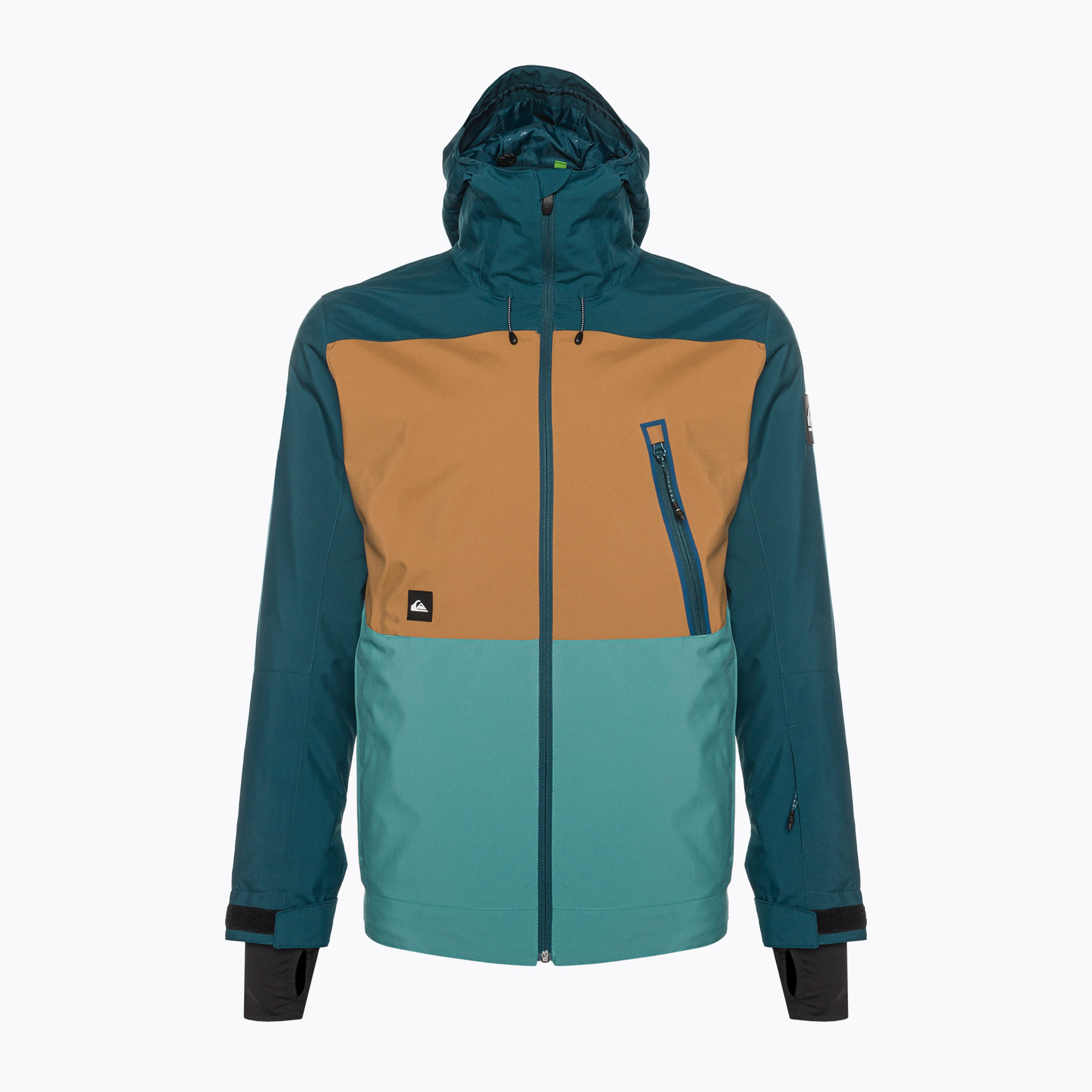 Giacca da snowboard Quiksilver da uomo Sycamore blu maiolica (L) (Sycamore EQYTJ03431-BSM0)
