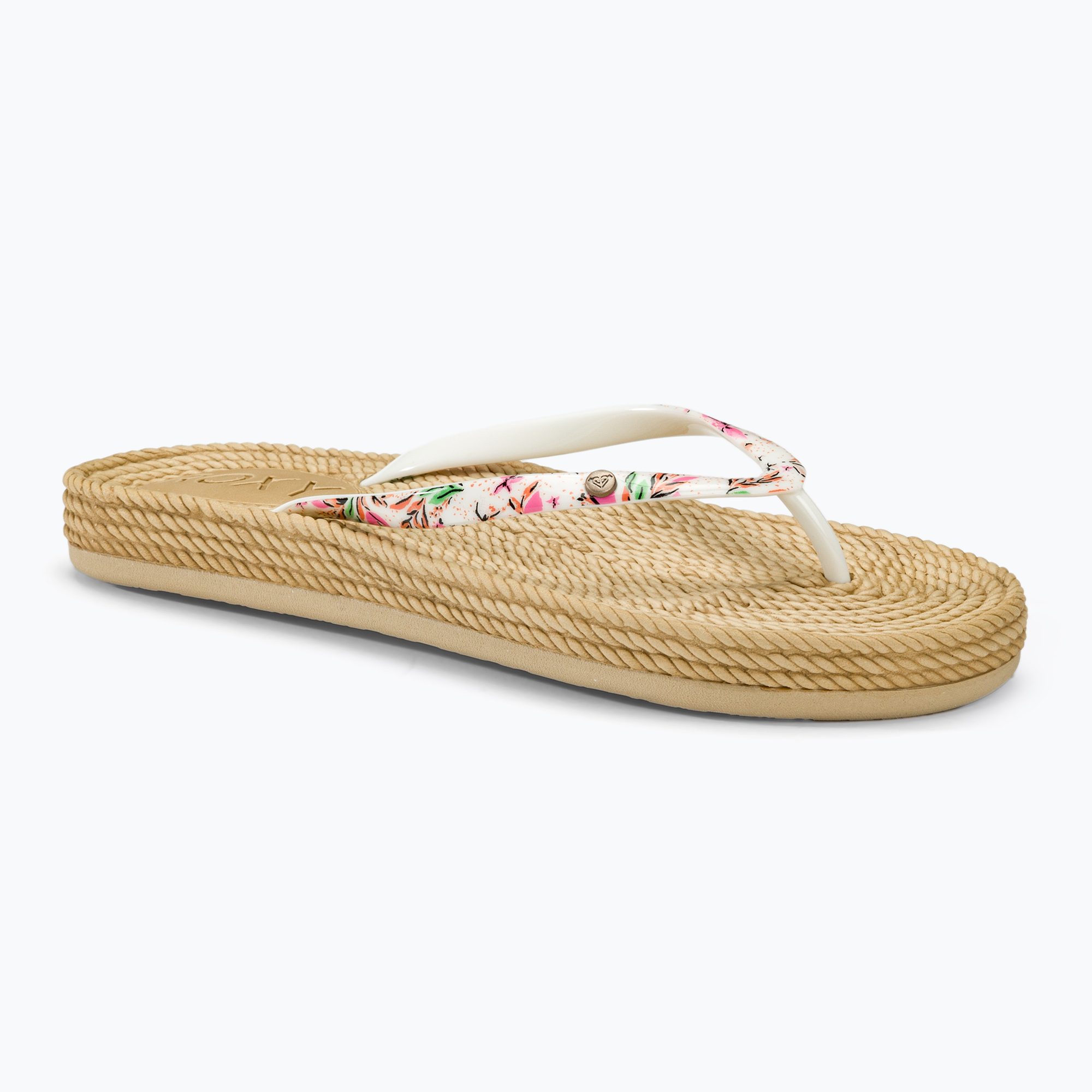 ROXY South Beach III infradito da donna bianco/rosa (38 EU) (South Beach III ARJL101004)