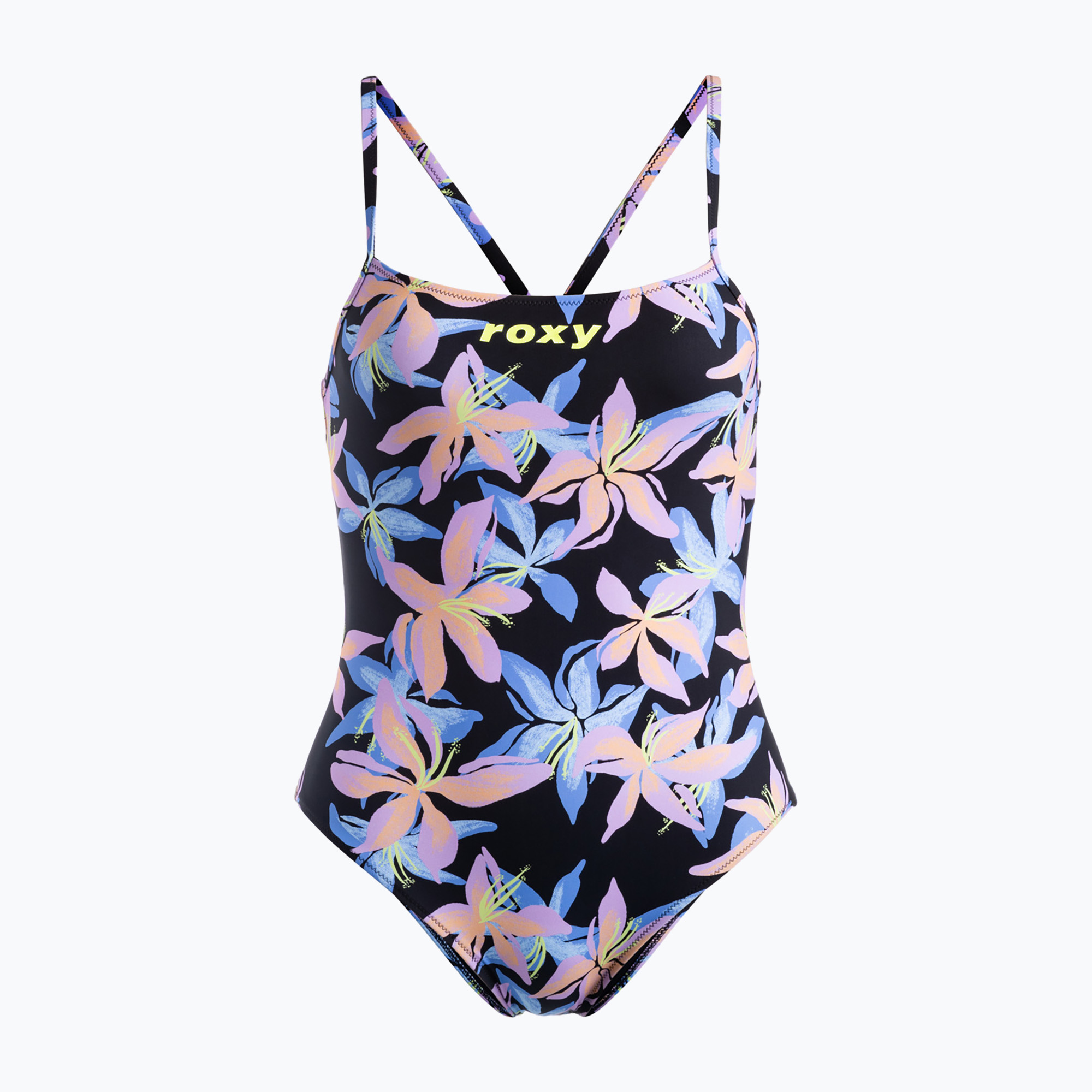 Costume intero donna ROXY Active antracite kiss (S) (Active Basic One Piece PT ERJX103631)