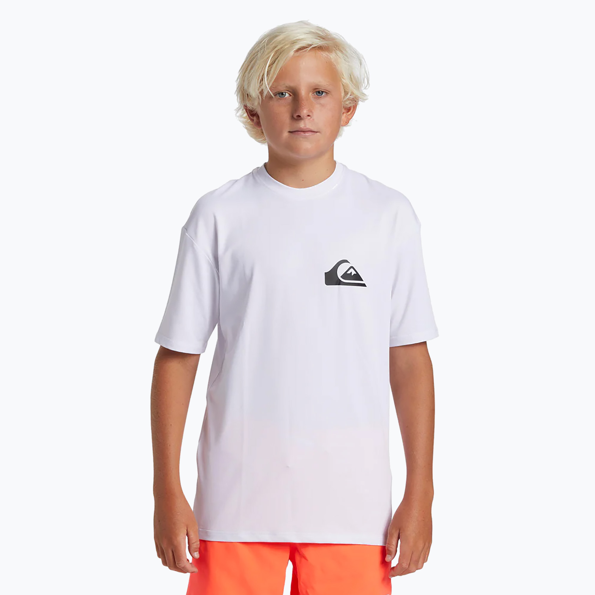 Quiksilver Everyday Surf Tee maglia da bagno bianca per bambini (147-157 cm) (Everyday Surf UPF50 AQBWR03067-WBB0)