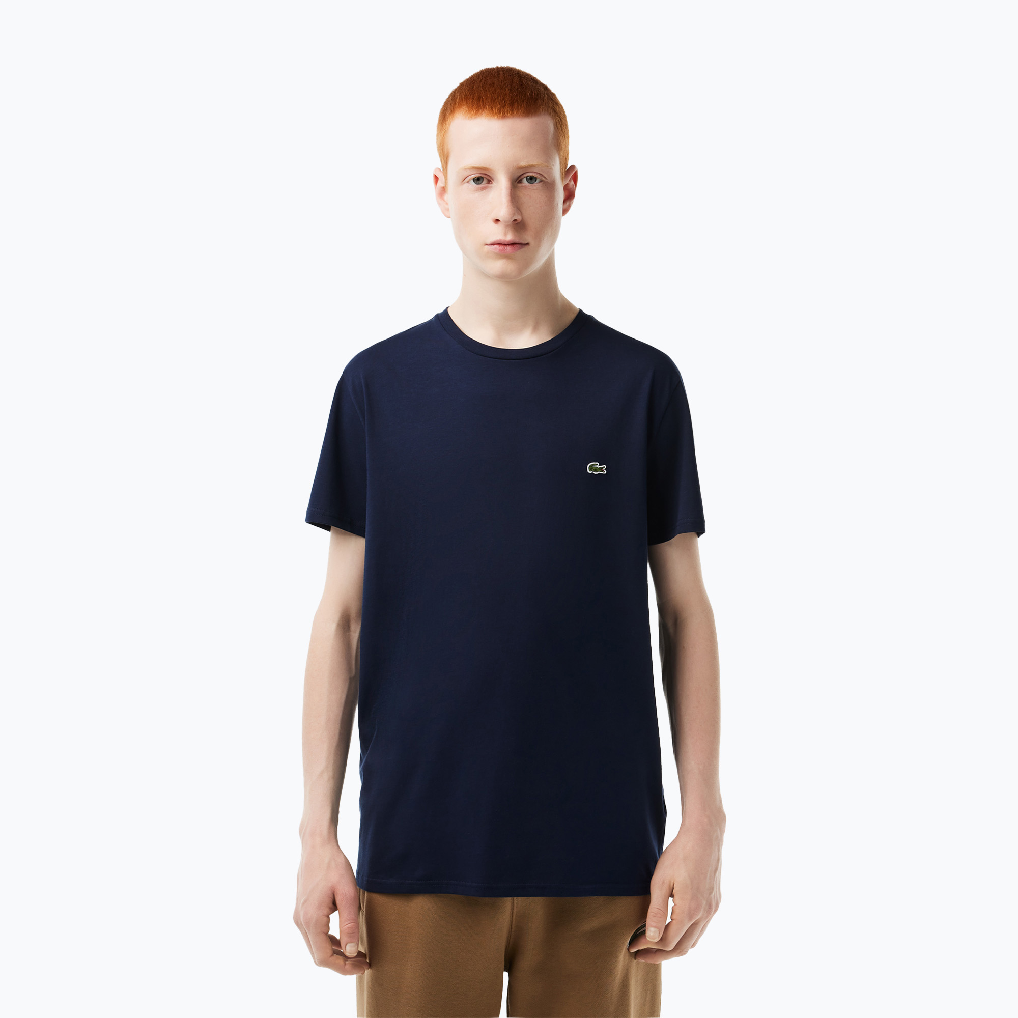 T-shirt Lacoste uomo TH6709 blu navy (S) (TH6709)