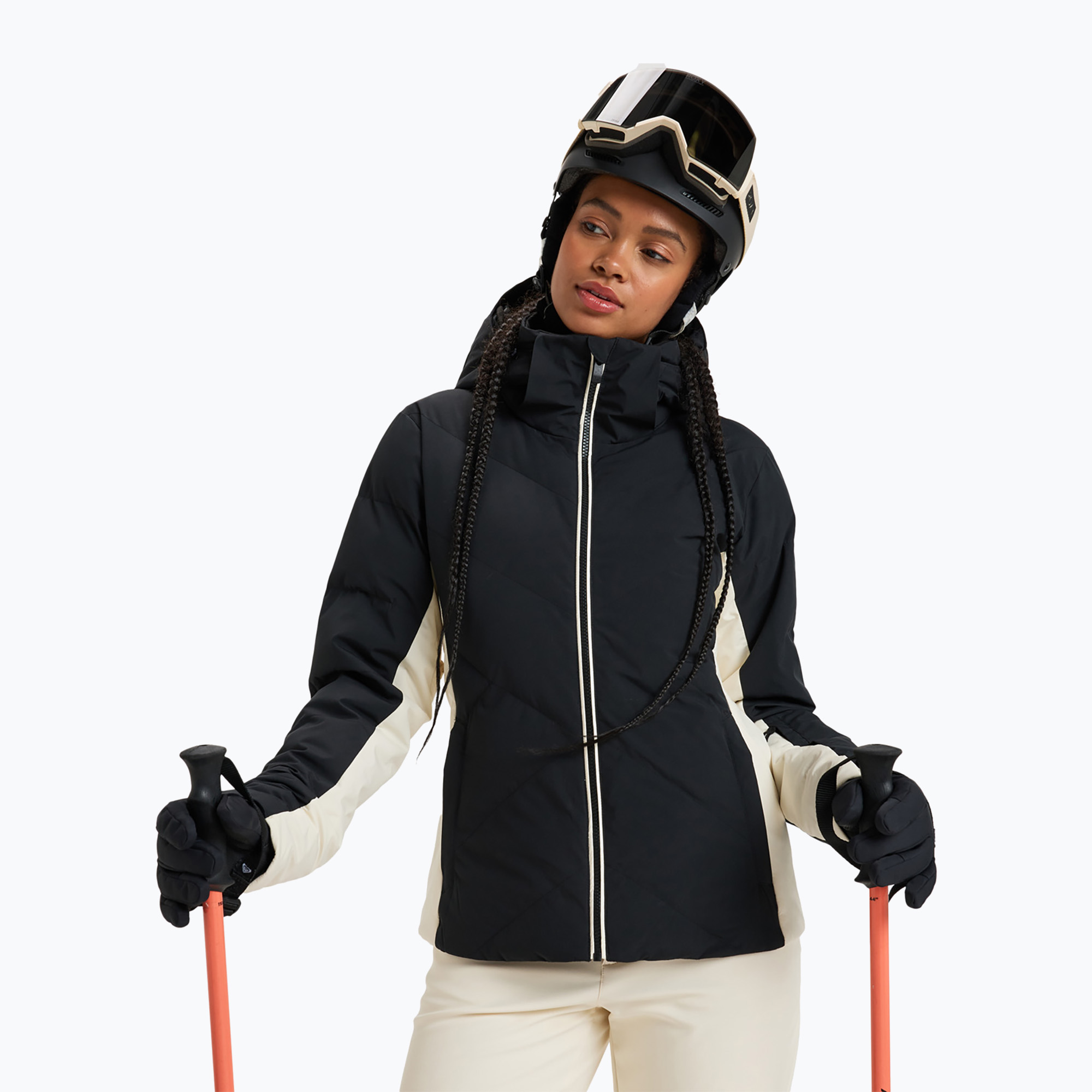 Giacca da sci da donna ROXY Snowdrift nero vero (S) (Snowdrift ERJTJ03491-KVJ0)