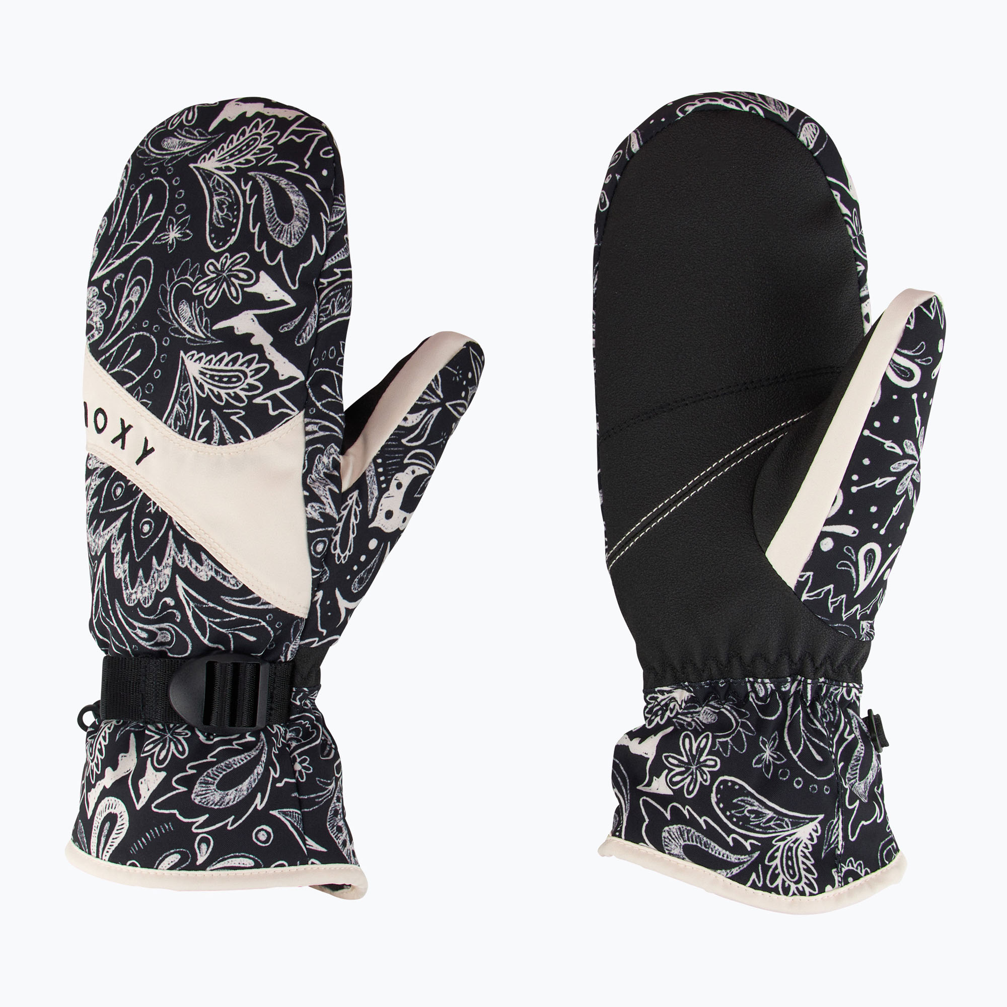 Guanti da snowboard da donna ROXY Jetty Mitt bandane nero vero (S) (Jetty Mitt ERJHN03252-KVJ4)