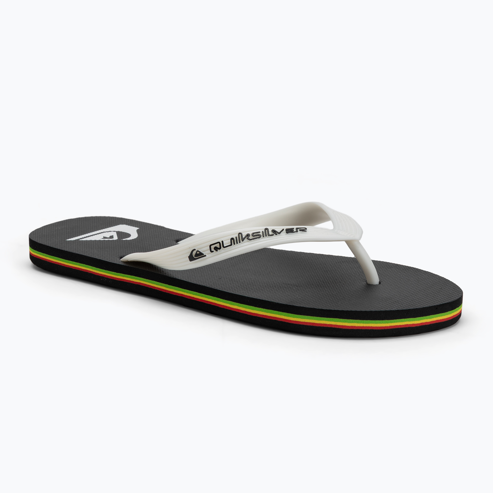 Infradito Quiksilver Molokai nero rasta da uomo