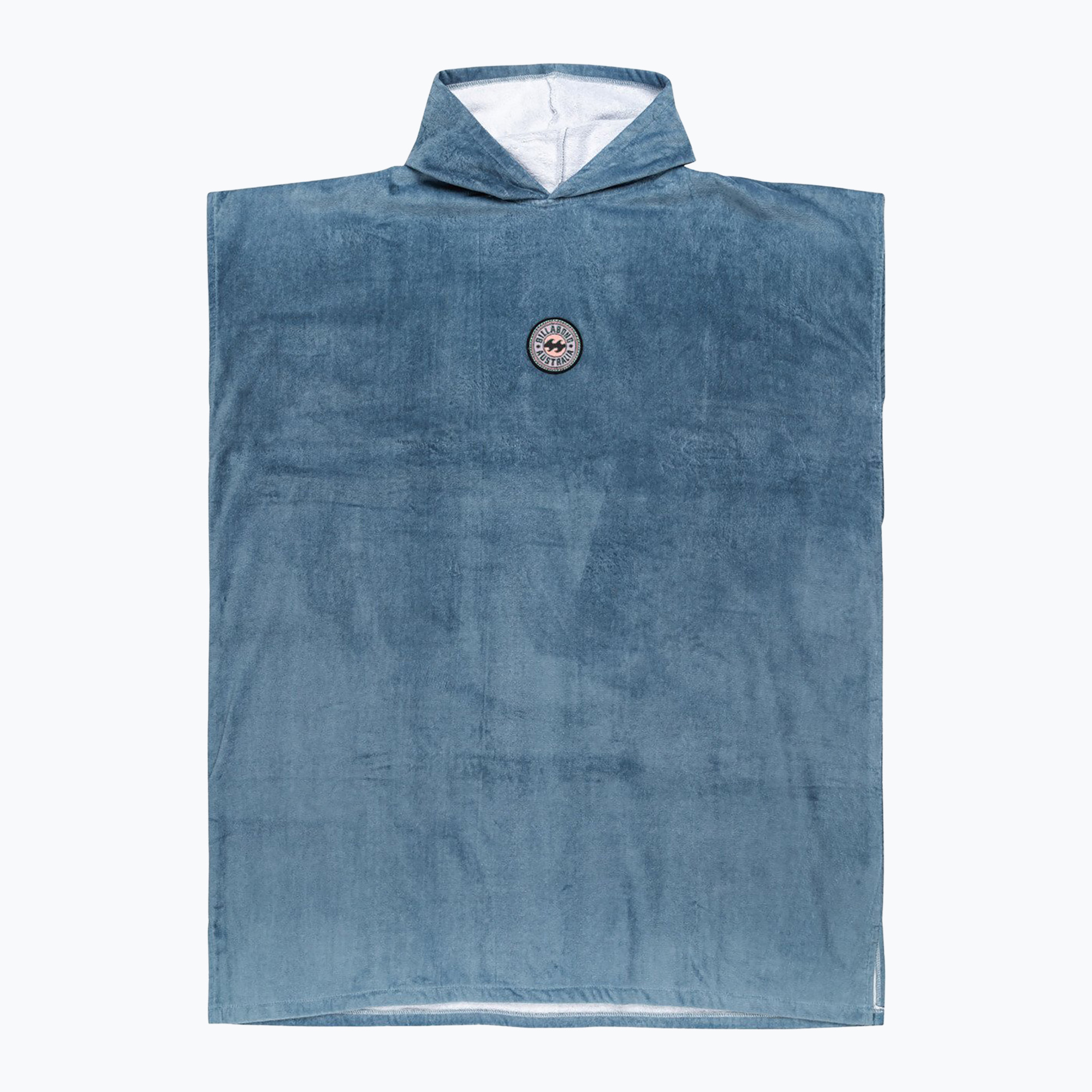 Billabong Asciugamano con cappuccio da uomo poncho blu ghiacciaio (Hooded Towel EBYAA00120-BMC0)