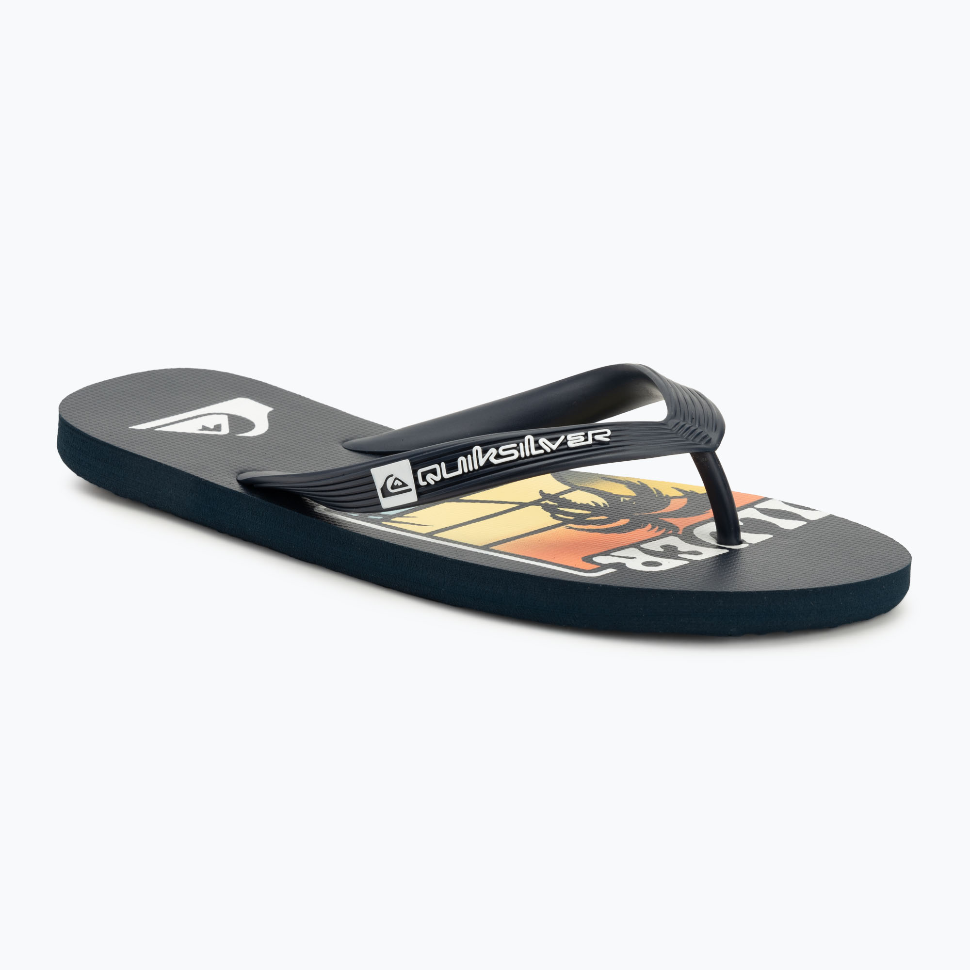 Quiksilver Java Art infradito uomo blu 5 (45 (12 US)) (Java Art AQYL101371-BYJ5)