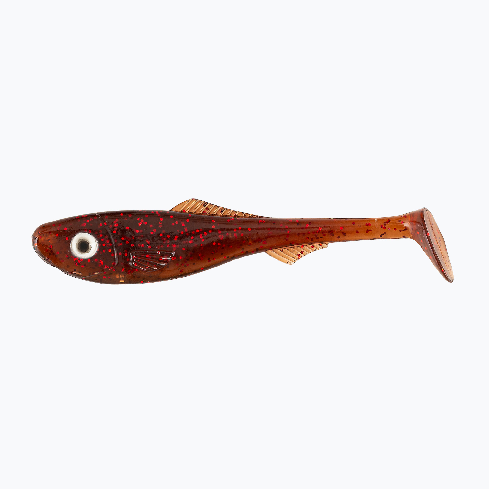 Abu Garcia Beast Pike Shad rosso esca in gomma motoroil (16 cm) (Beast Pike Shad 1517141)