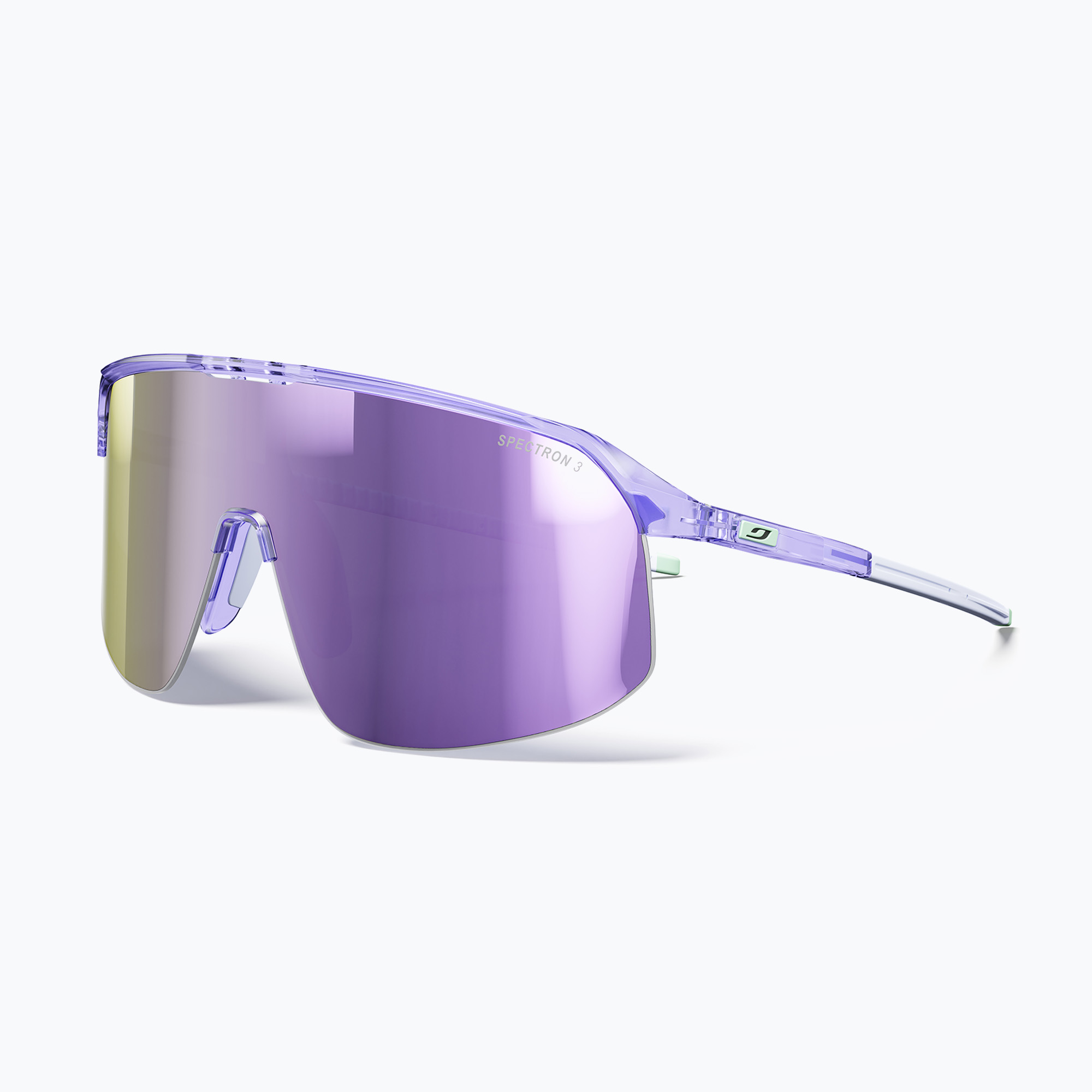Occhiali da sole Julbo Density Spectron tradotti lucidi in viola chiaro/rosa chiaro multistrato