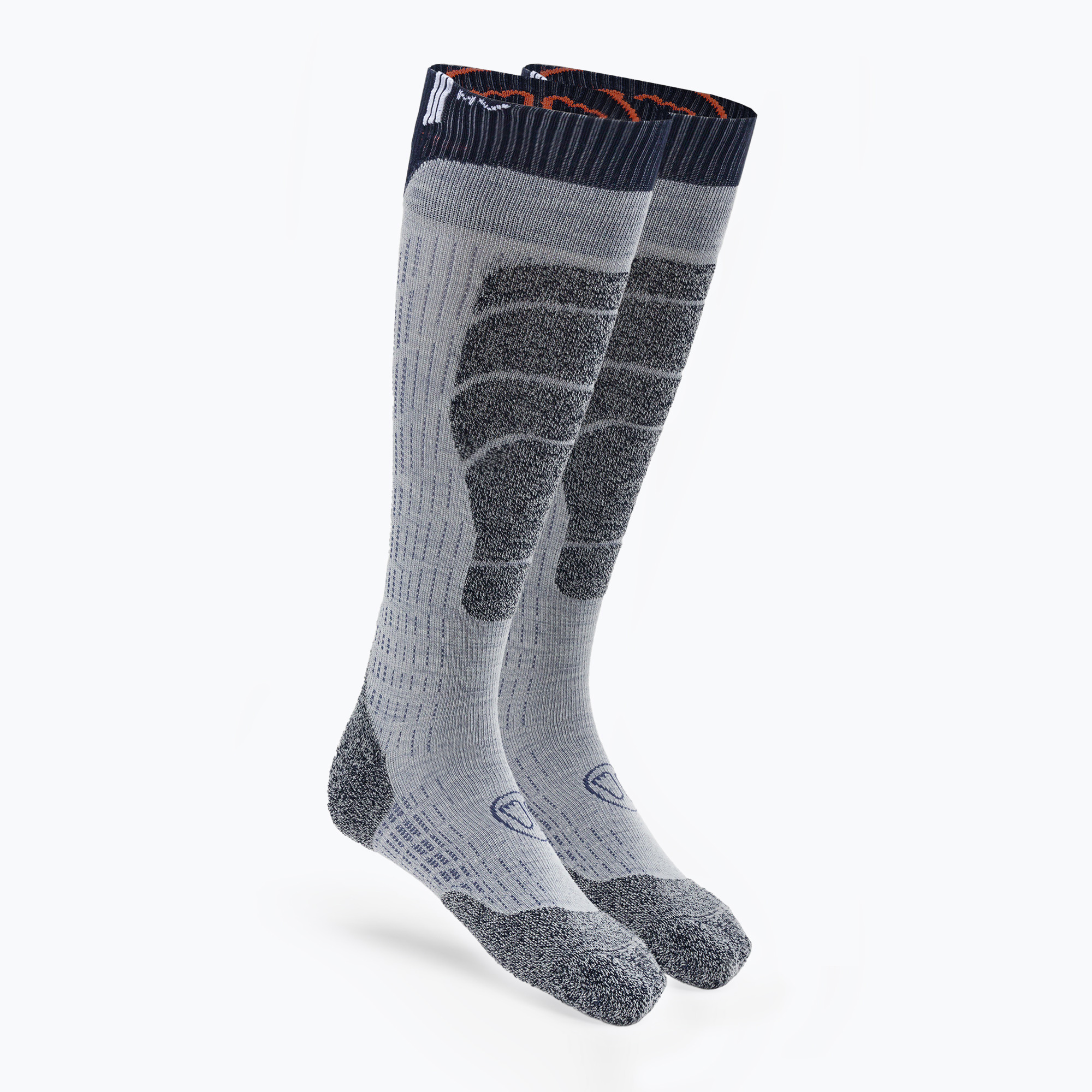 Calze da sci SIDAS Ski Merino grigio/arancio (42-44 EU) (Ski Merino CSOSKMERI22)