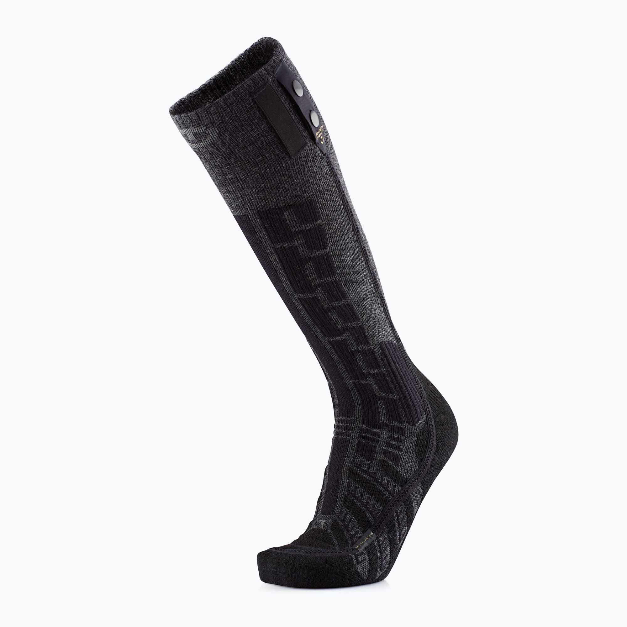 Calzini Therm-ic Comfort S.E.T grigio/nero riscaldati (42-44 EU) (Comfort Socks S.E.T T45-3100-001)