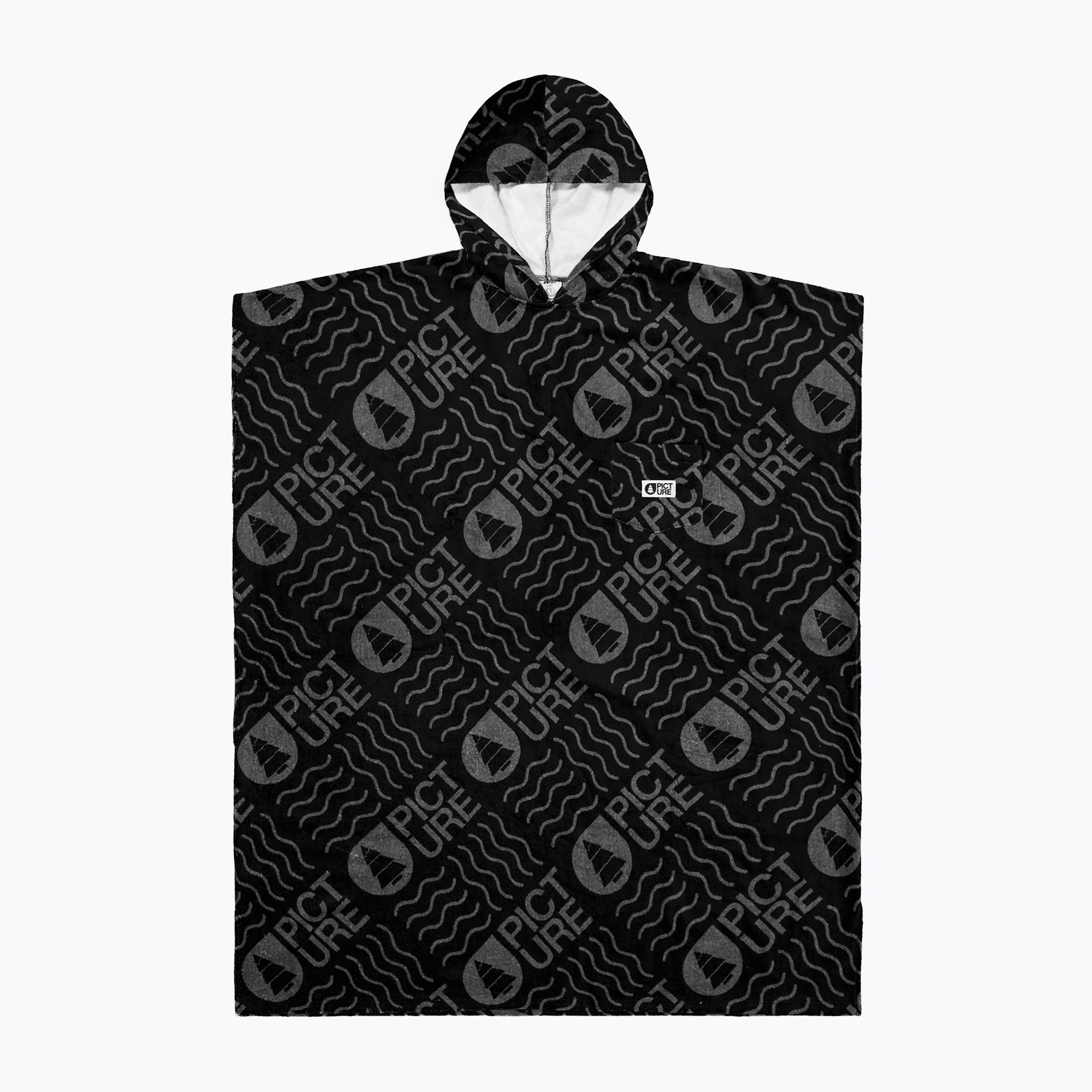 Immagine Landsom poncho nero con logo