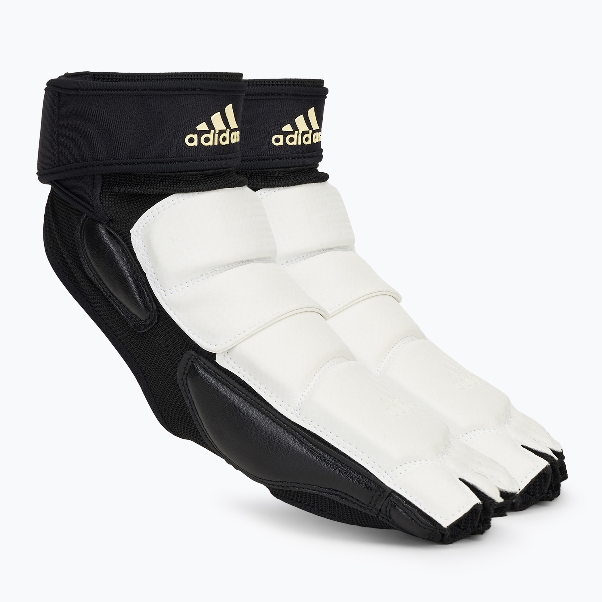 Protezioni per i piedi per il teakwondo adidas WT bianco/nero (S) (WT ADITFS01)