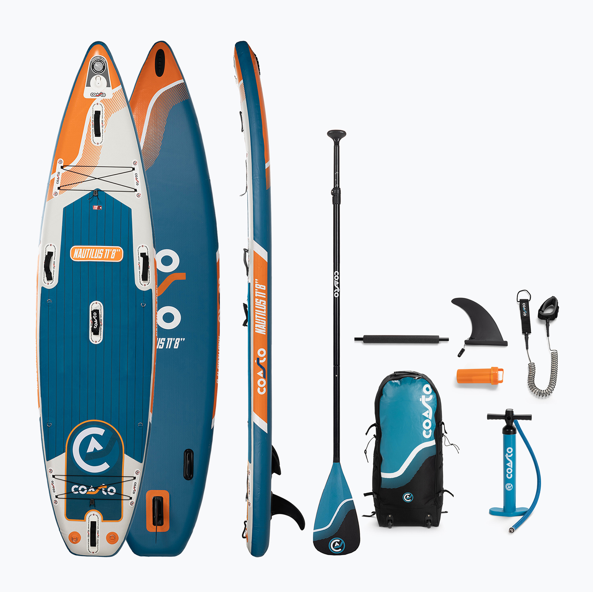 Coasto Nautilus SUP board 11'8'' blu (365 cm) (Nautilus PB-CNAU118B)