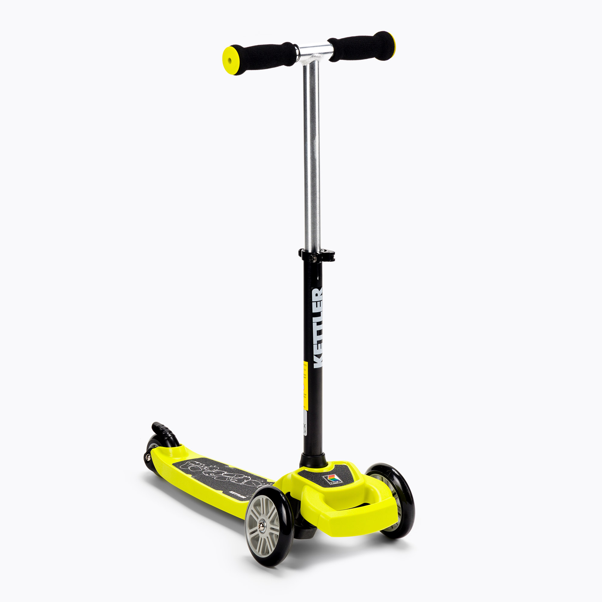 KETTLER Zazzy triciclo per bambini nero/giallo (Zazzy 0T07055-0000)