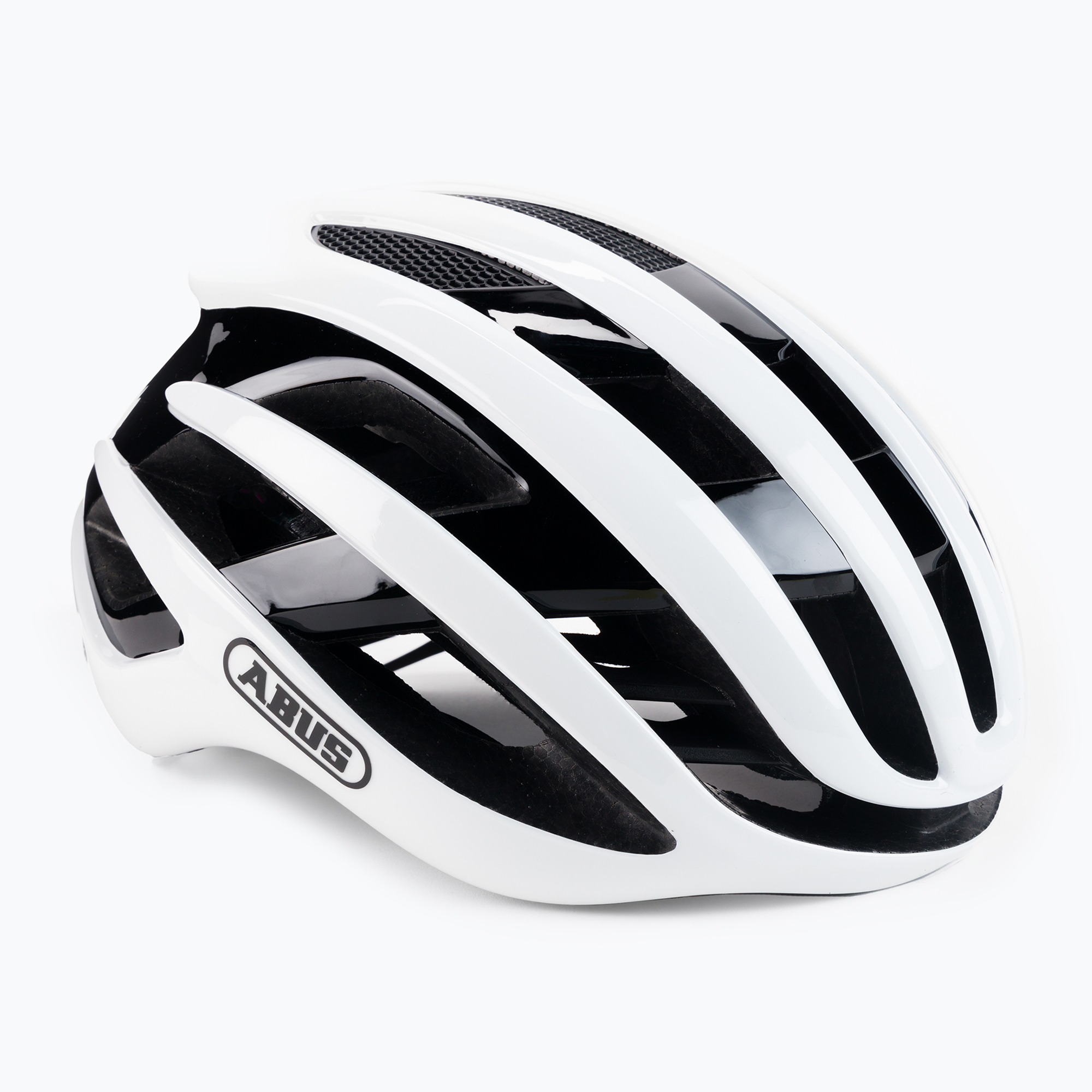 ABUS AirBreaker casco da bicicletta in pile bianco (59-61 cm (L)) (AirBreaker 81731)