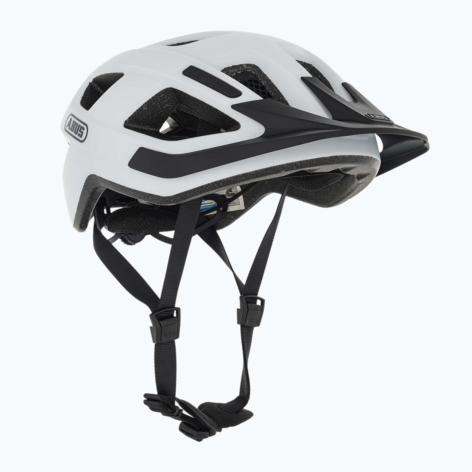 ABUS casco da bici Aduro 3.0 in pile bianco (58-62 cm (L)) (Aduro 3.0 90628)