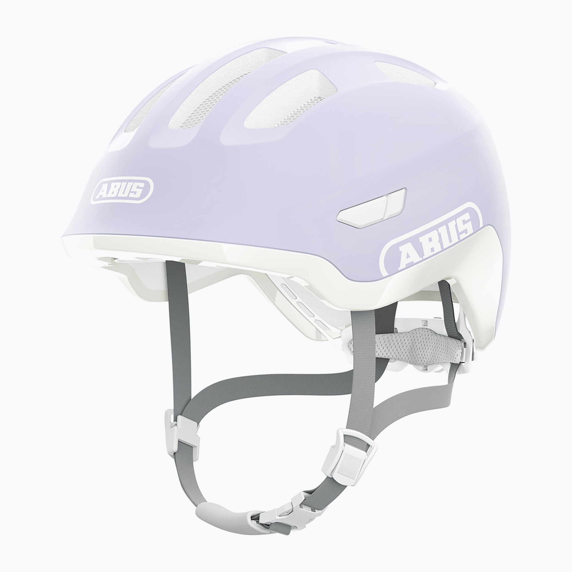 Casco da bici per bambini ABUS Smiley 3.0 ACE LED lavanda pura (50-55 cm (M)) (Smiley 3.0 ACE LED 40915)