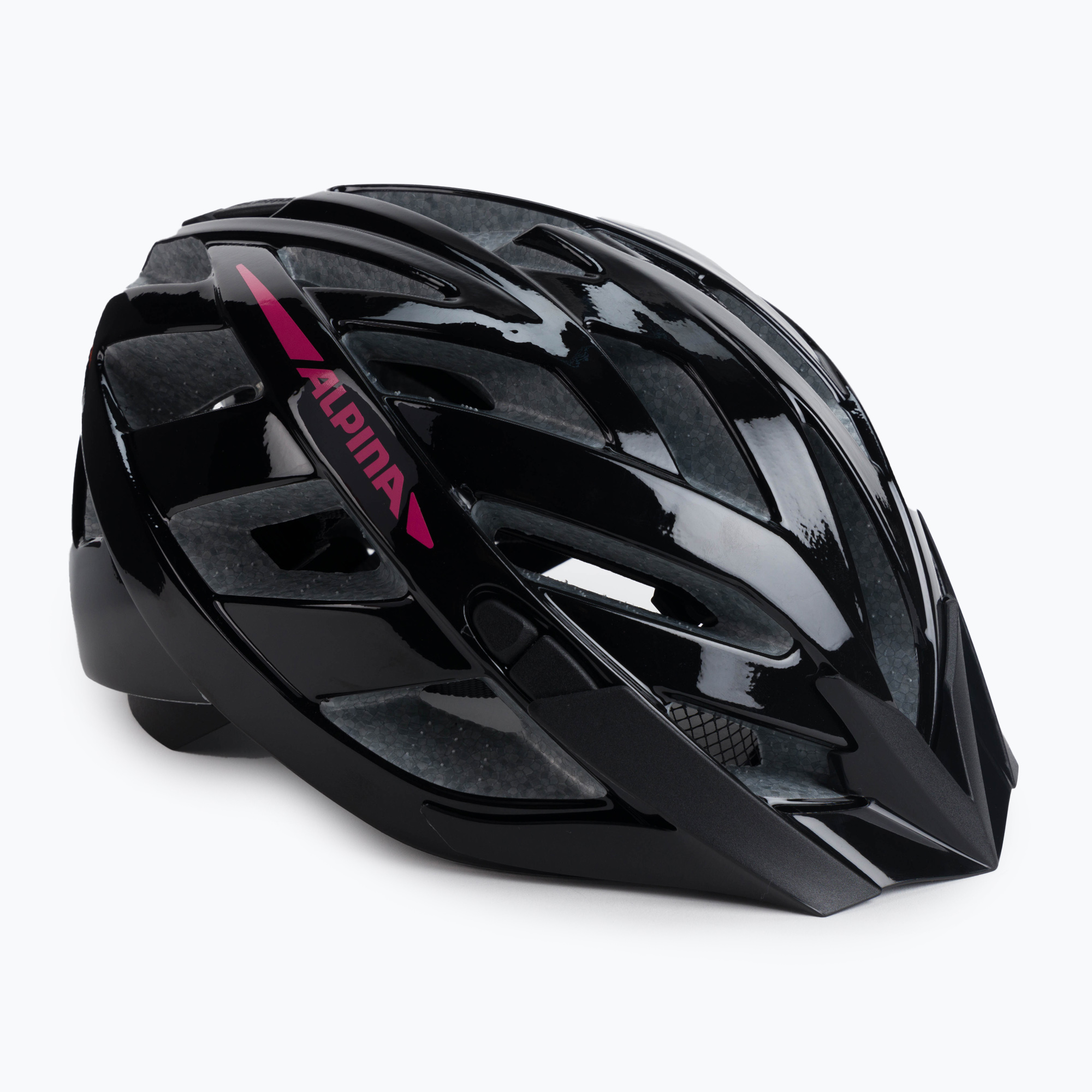 Casco da bici Alpina Panoma 2.0 nero/rosa lucido (52-57 cm) (Panoma 2.0 A9724135)