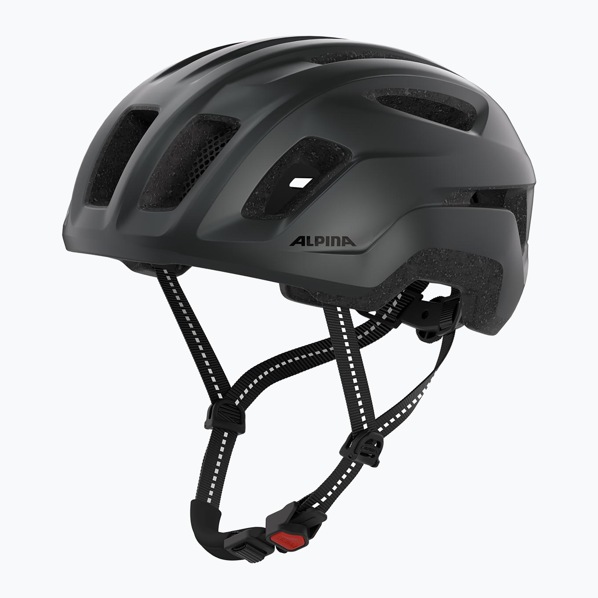 Casco da bici Alpina Paranus Urban nero opaco (55-59 cm) (Paranus Urban A9805130)