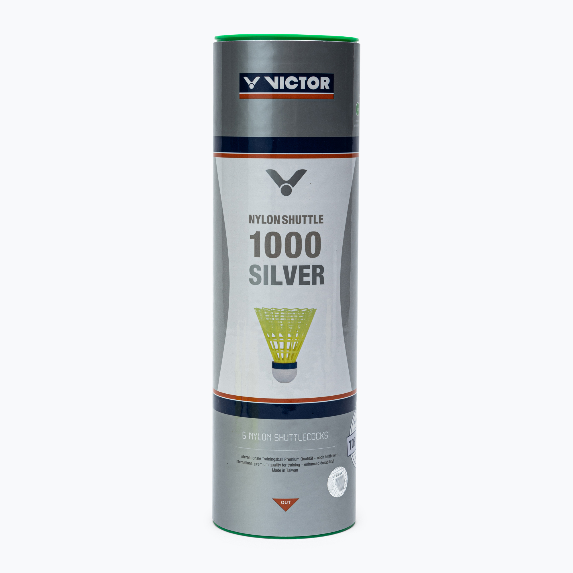 Navette da badminton VICTOR Nylonshuttle 1000 giallo lento (Slow) (Nylonshuttle 1000 100880)