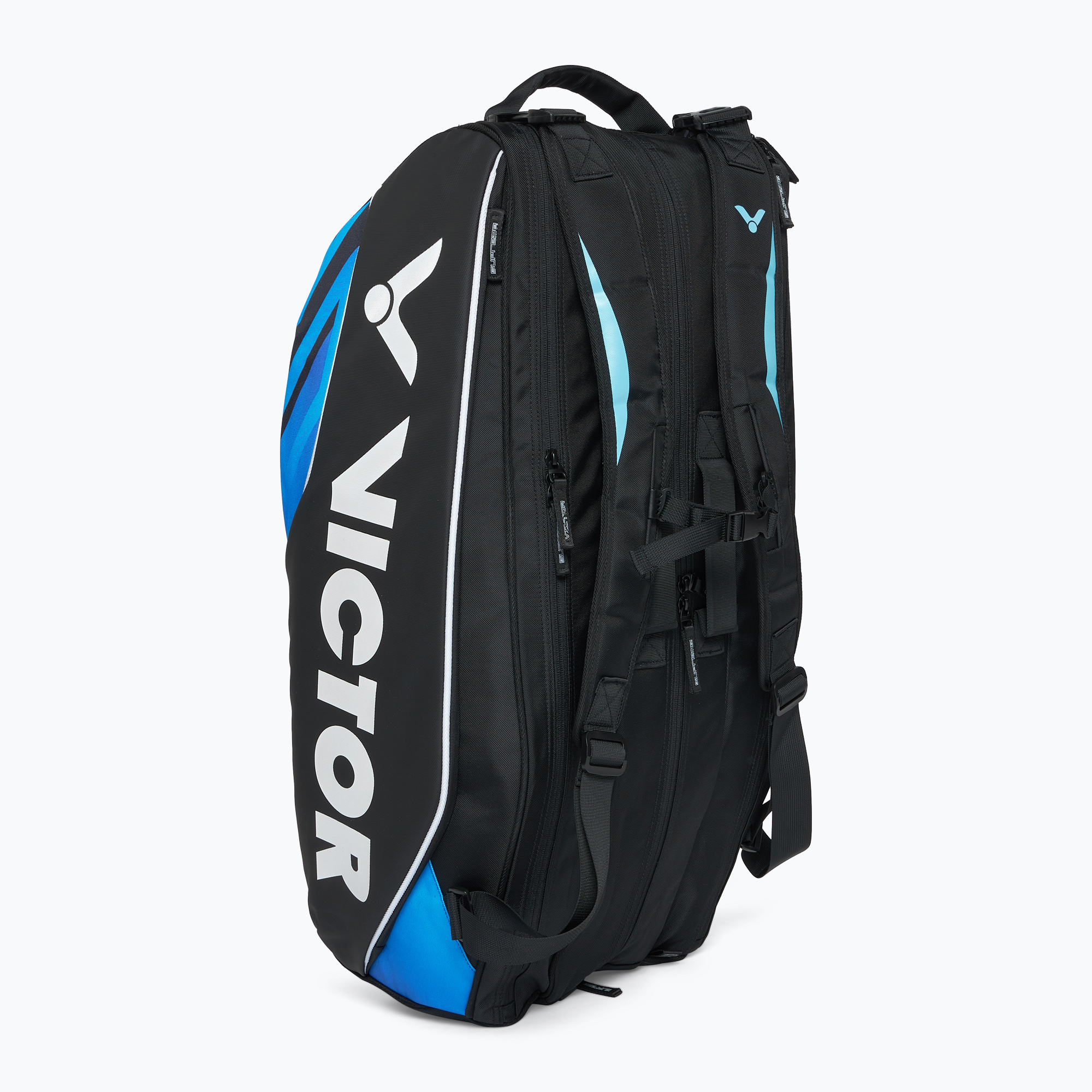 Borsa per racchette VICTOR BR9313 nero/blu brillante (76 x 41 x 31 cm) (BR9313 202337)