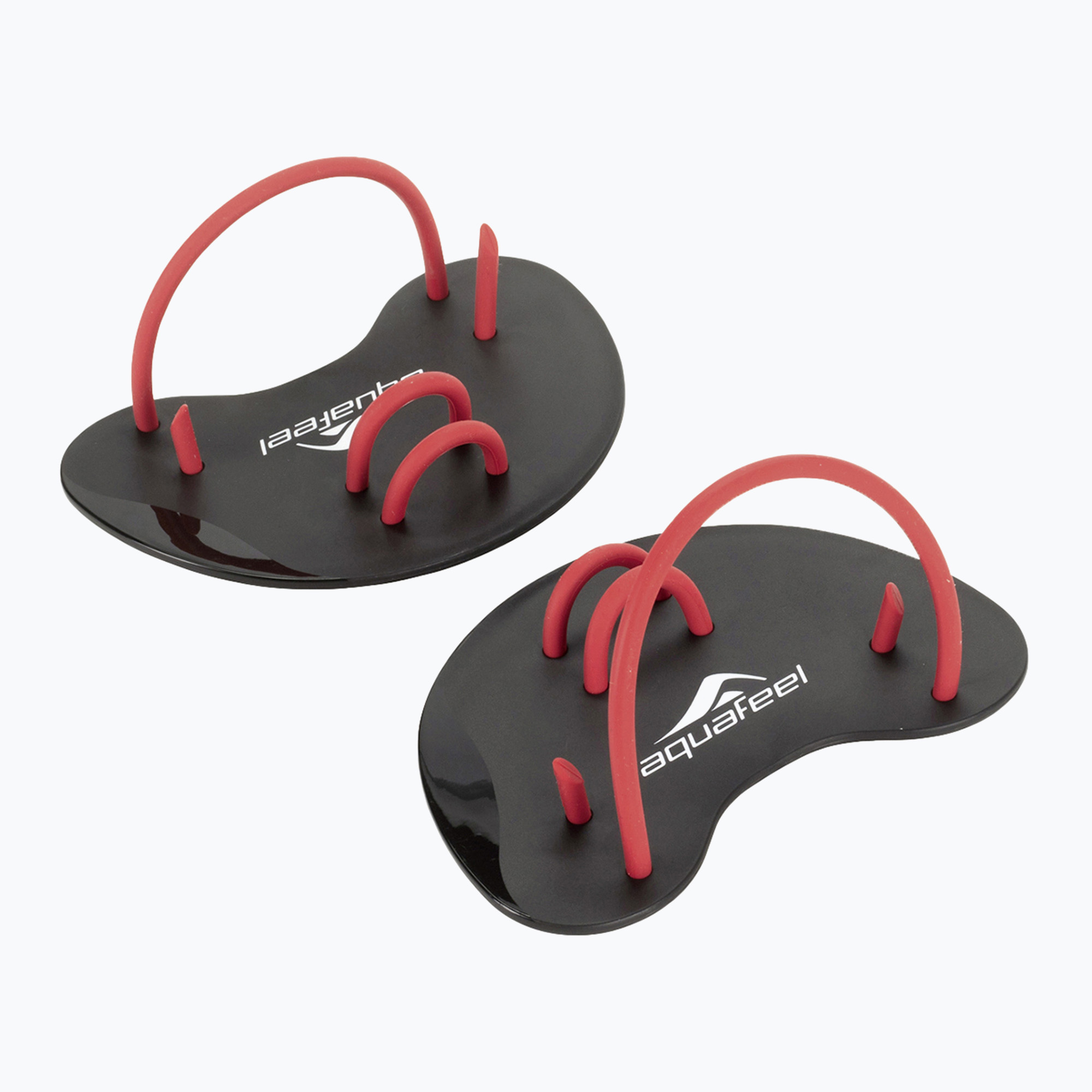 AquaFeel Palette per il nuoto nero (15 x 10 cm) (Finger Paddles 4281)