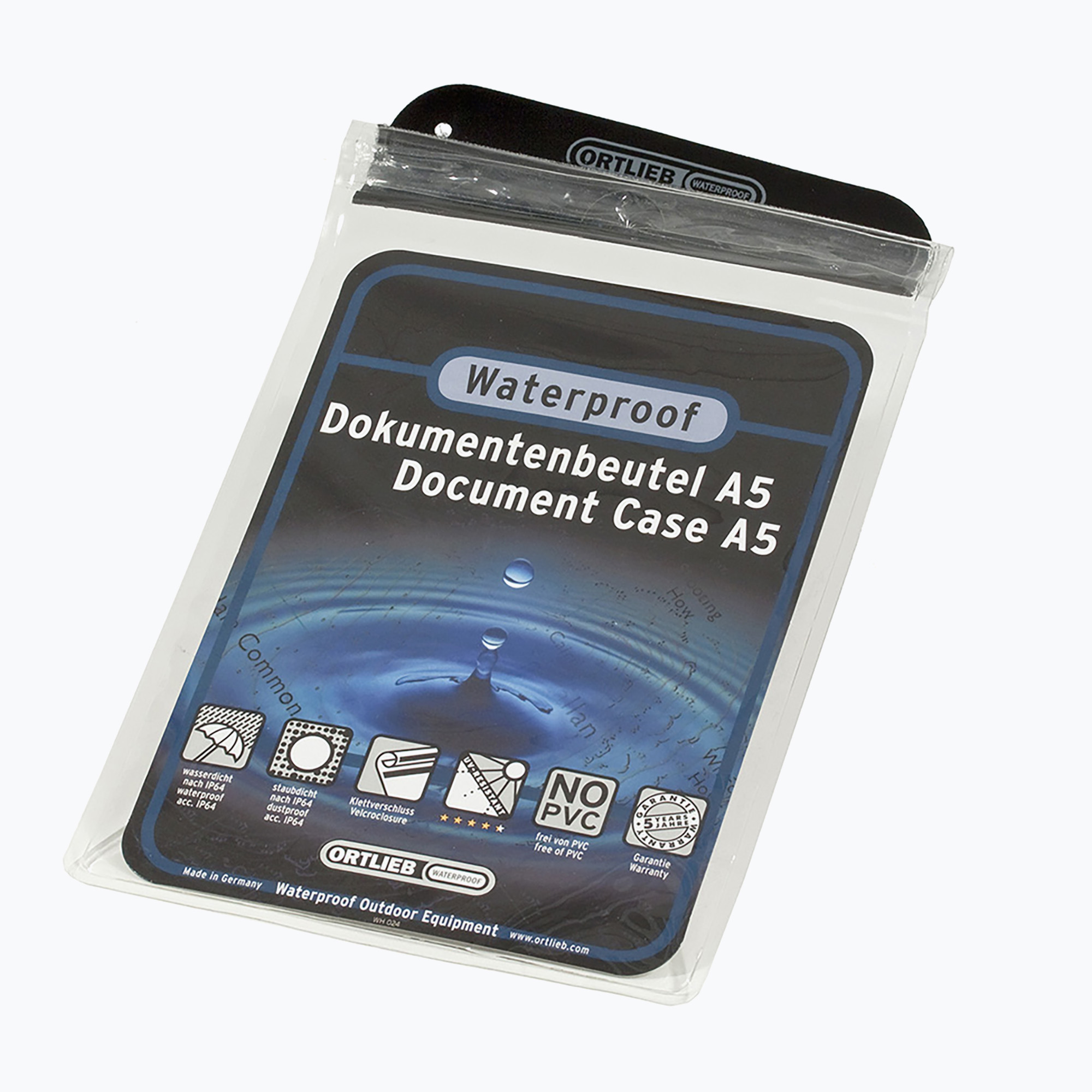 ORTLIEB Borsa portadocumenti A5 trasparente (A5) (Document-Bag D02)