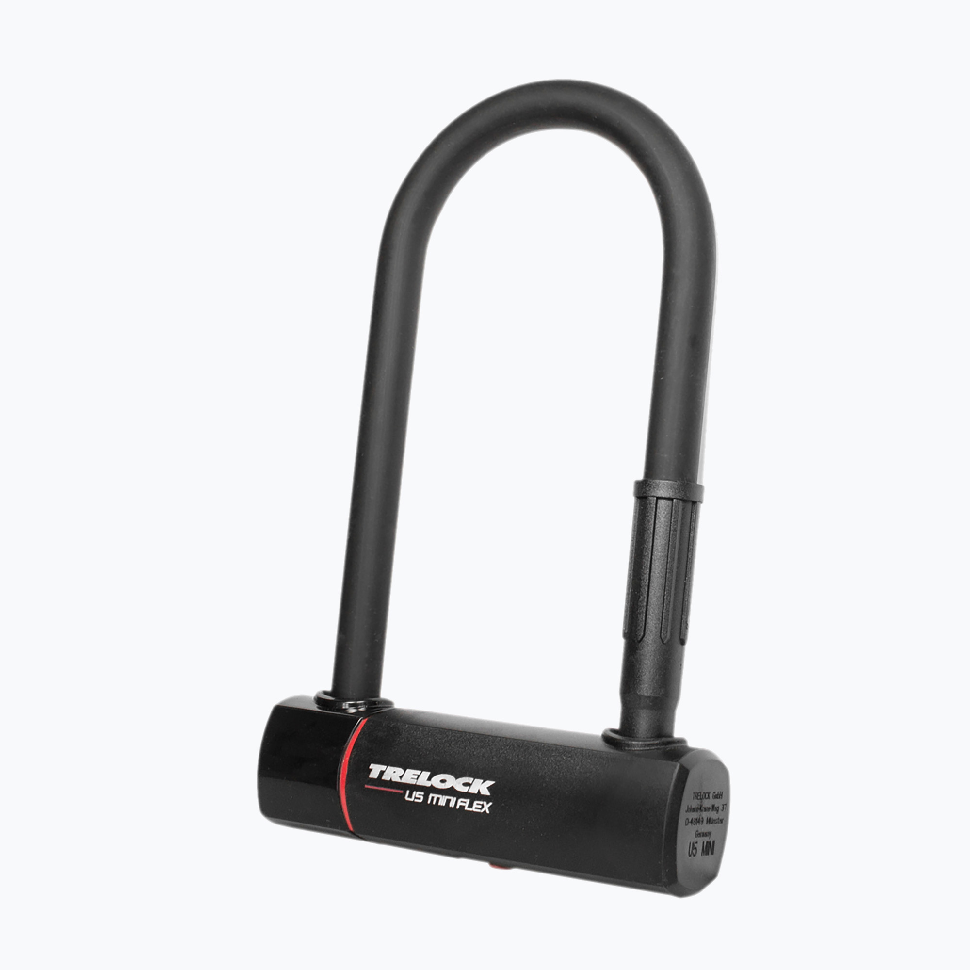 Lucchetto per bicicletta Trelock U5 Mini Flex U-Lock nero (1.5 x 8.3 x 17.8 cm) (U5 Mini Flex U-Lock 8005198)